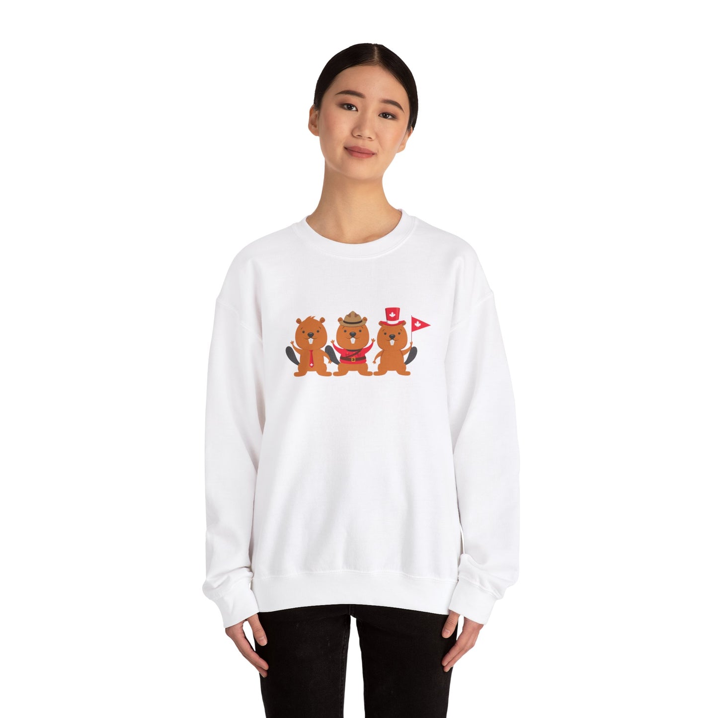 Cute Bear Crewneck Sweatshirt | Unisex Heavy Blend | Perfect for Casual Outings and Gifts
