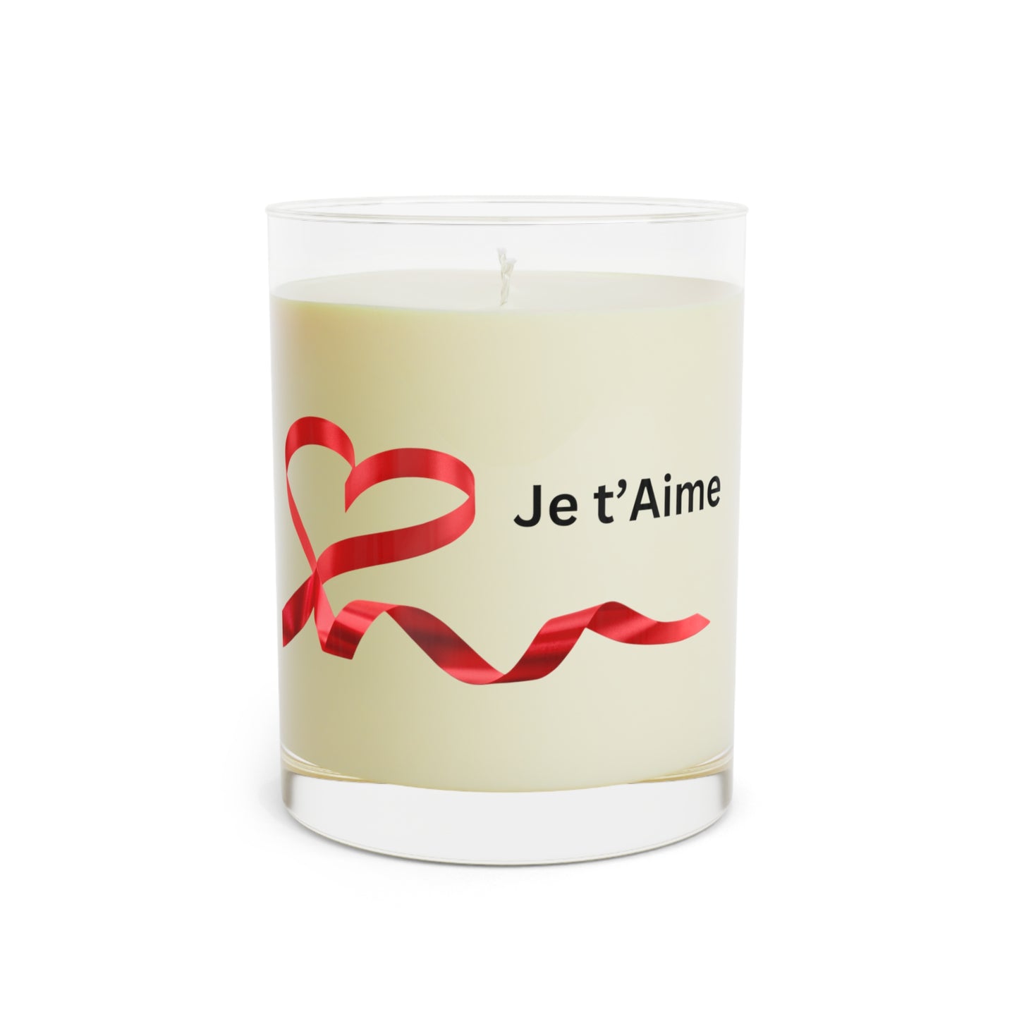 Je t’Aime’ Scented Candle - Full Glass, 11oz