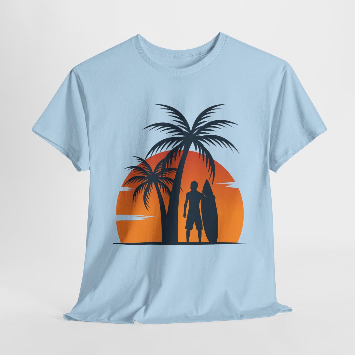Tropical Sunset Tee, Relaxed Beach Vibes, Perfect for Summer Days, Gift for Beach Lovers, Vacation Essentials, Casual Wear