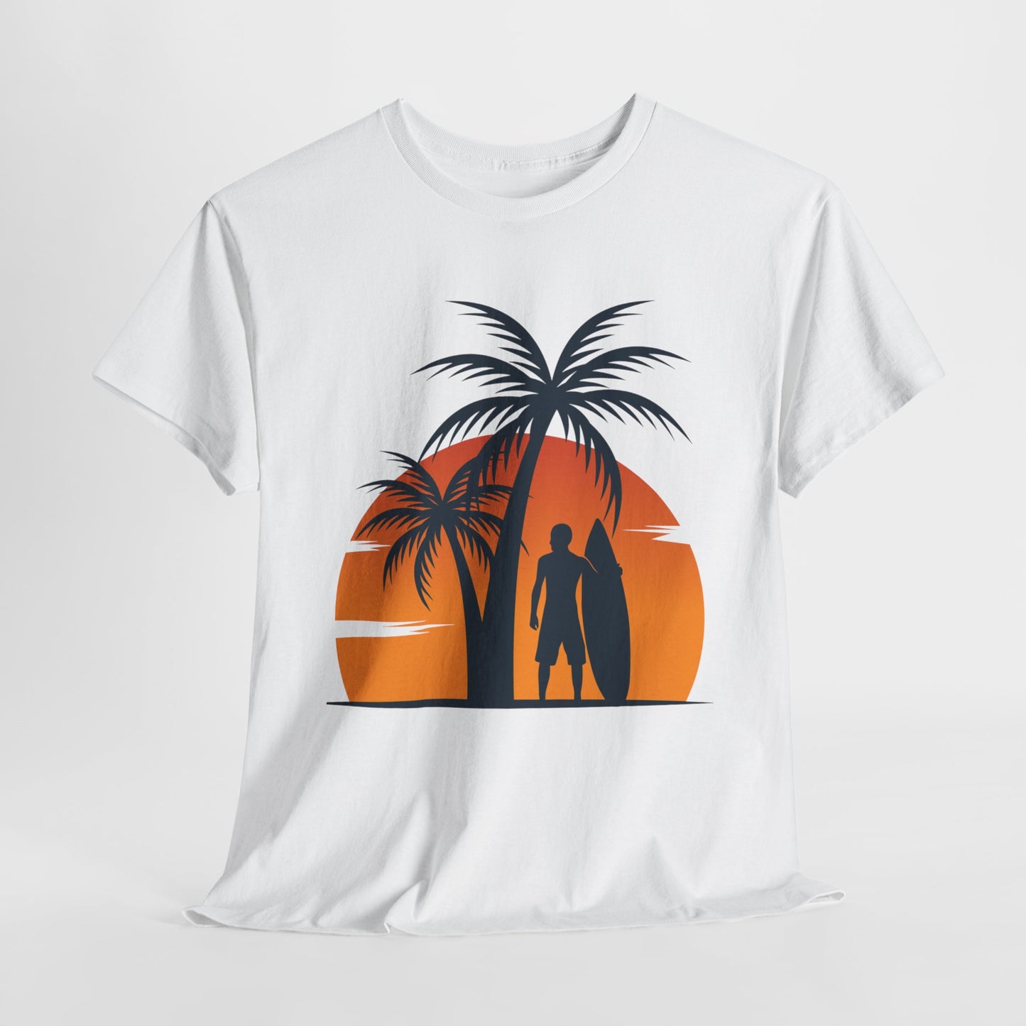 Tropical Sunset Tee, Relaxed Beach Vibes, Perfect for Summer Days, Gift for Beach Lovers, Vacation Essentials, Casual Wear