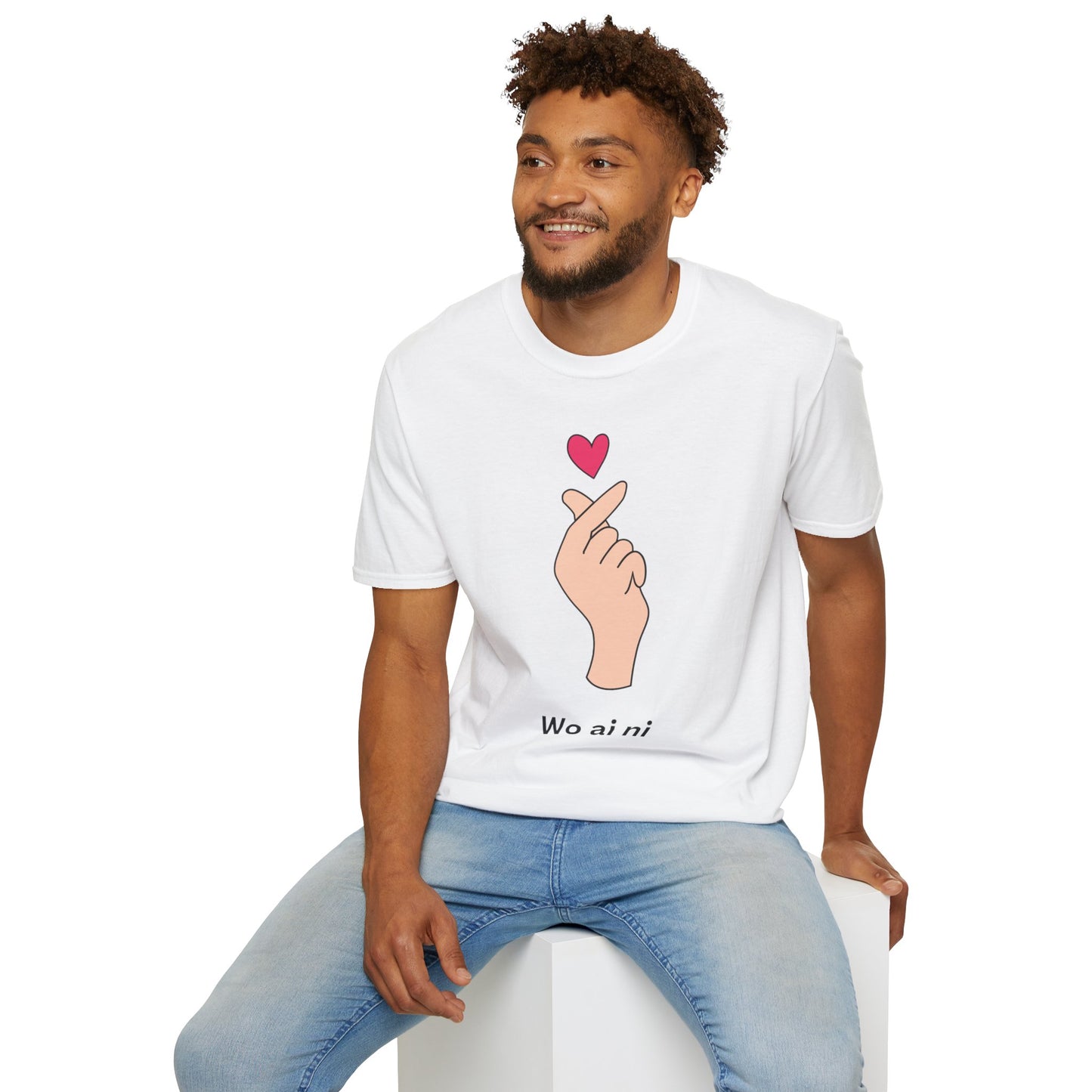 ‘Wo Ai Ni’ Unisex Softstyle T-Shirt