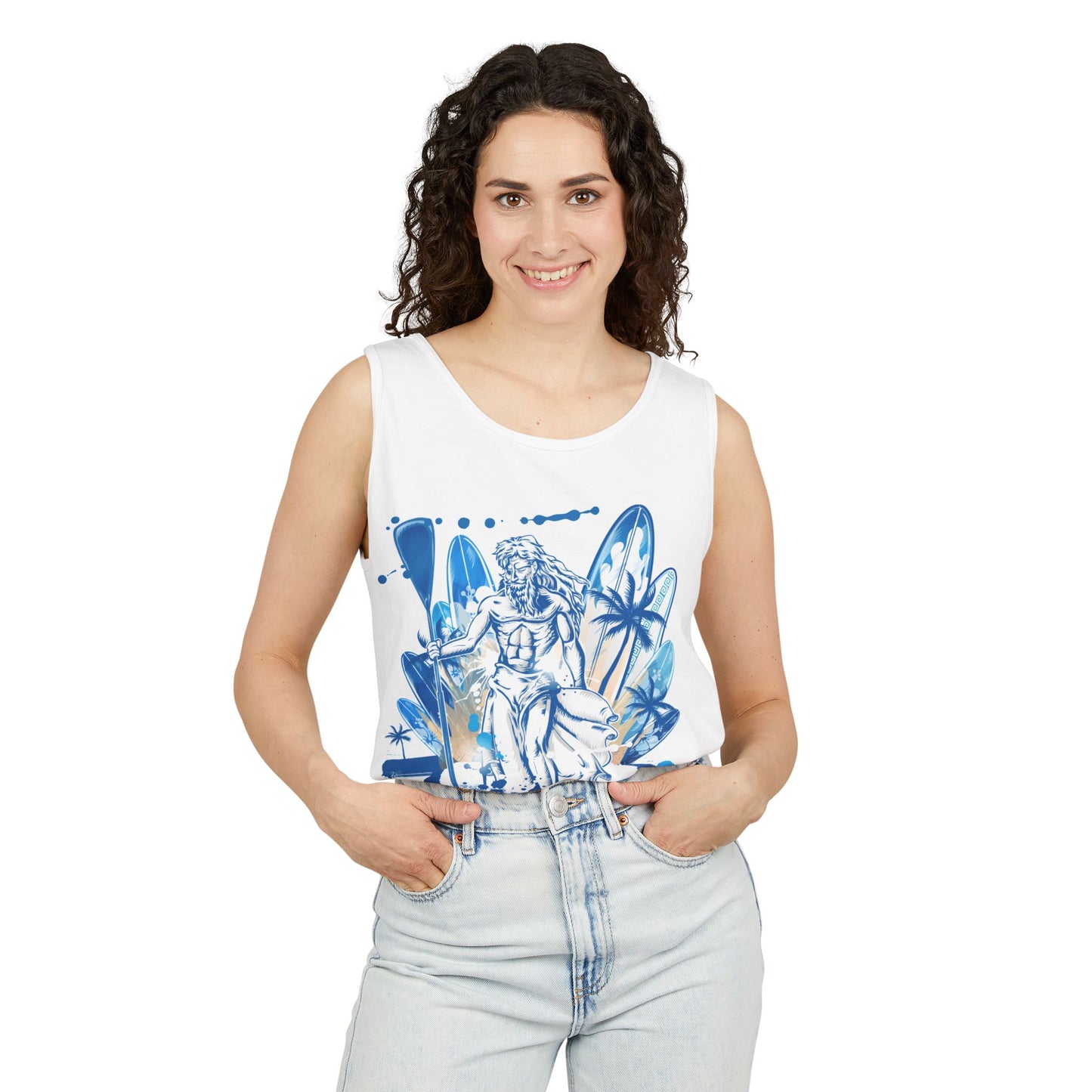Lost Summer Unisex Tank Top, Beach Wear, Summer Vibes, Casual Top, Vacation Apparel, Gift for Friends