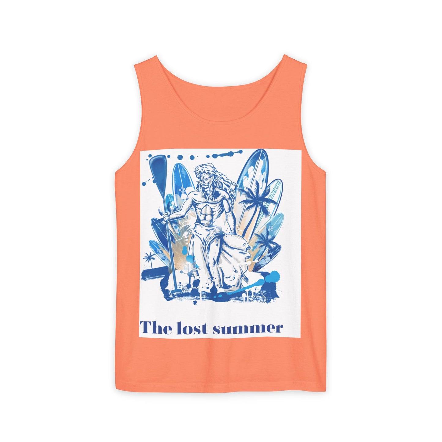 Lost Summer Unisex Tank Top, Beach Wear, Summer Vibes, Casual Top, Vacation Apparel, Gift for Friends