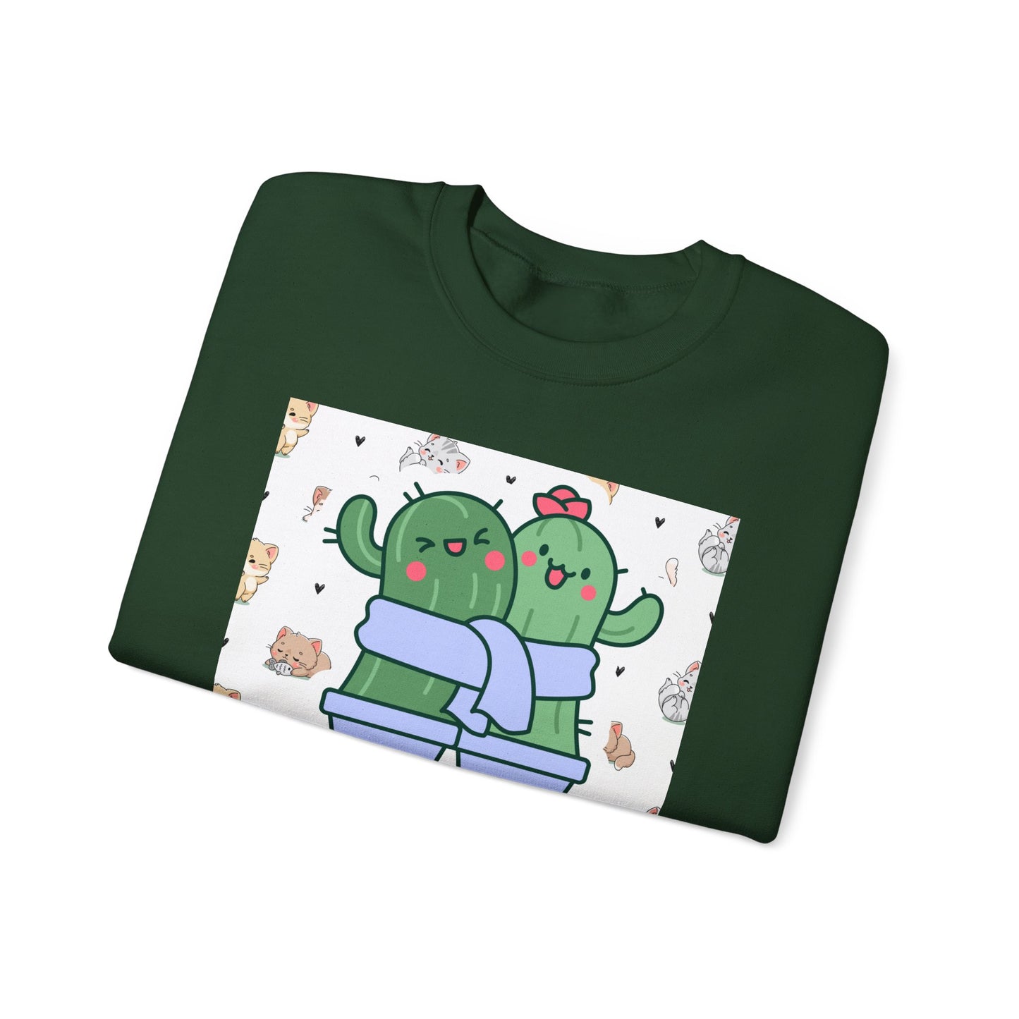Cute Cactus Mom Sweatshirt - "I Love You Always & Forever"