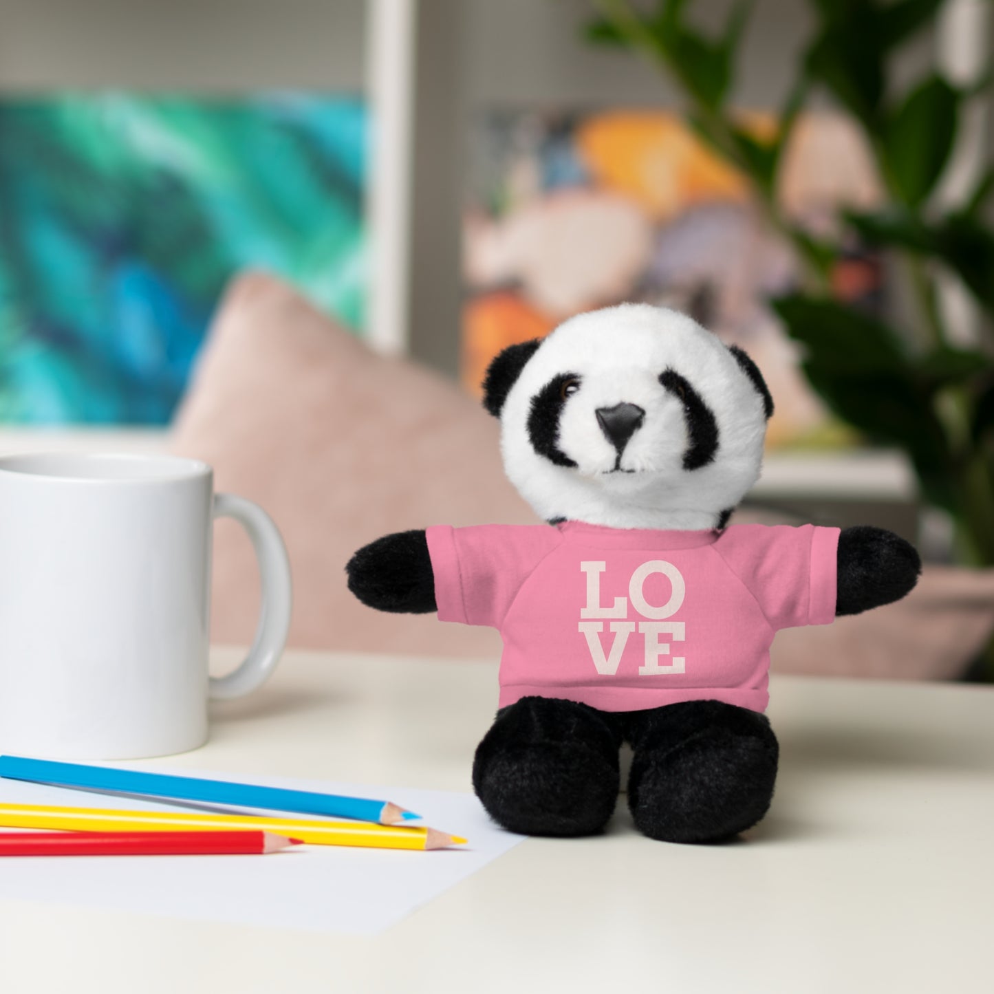 ‘Pink’ Stuffed Animals with Tee