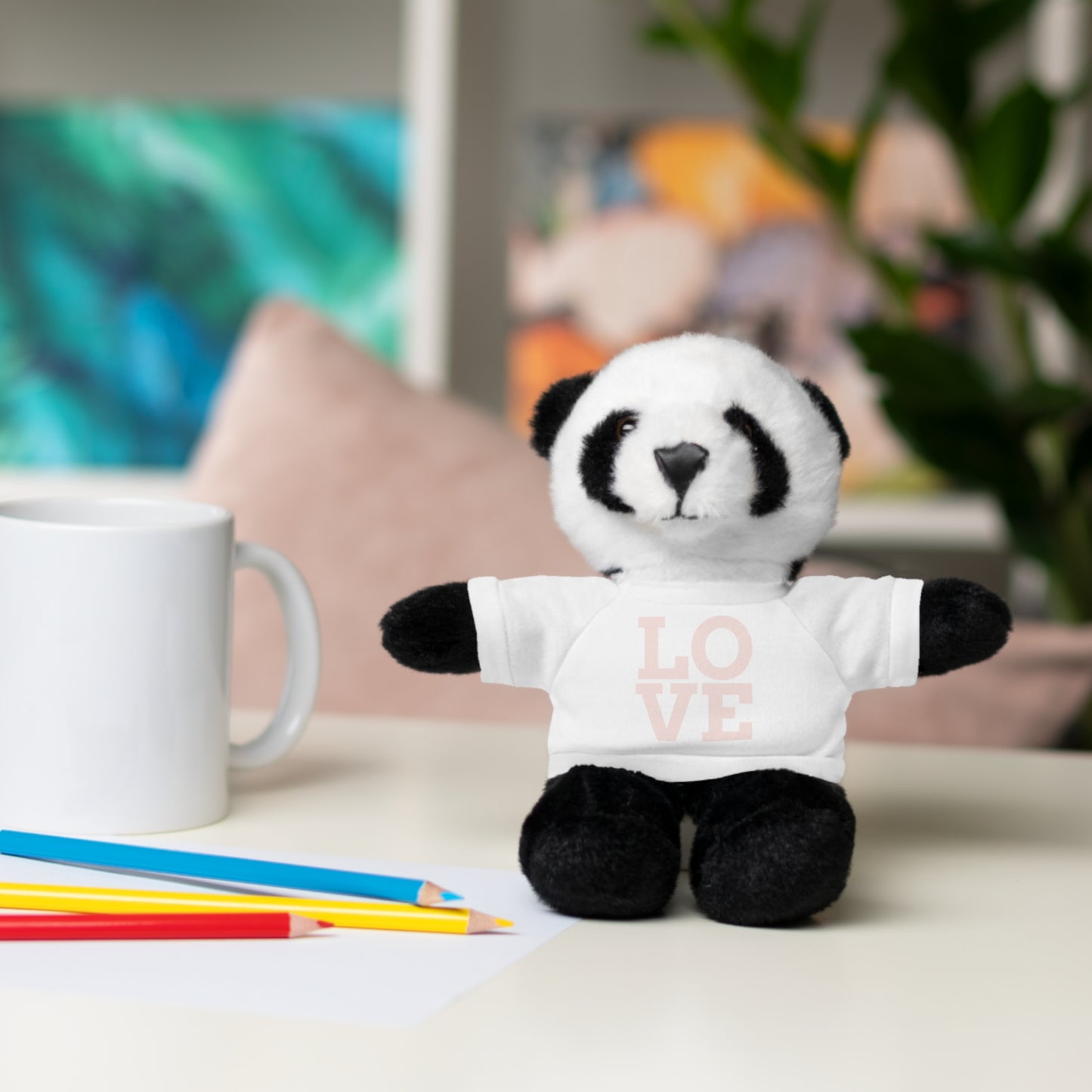 ‘Pink’ Stuffed Animals with Tee