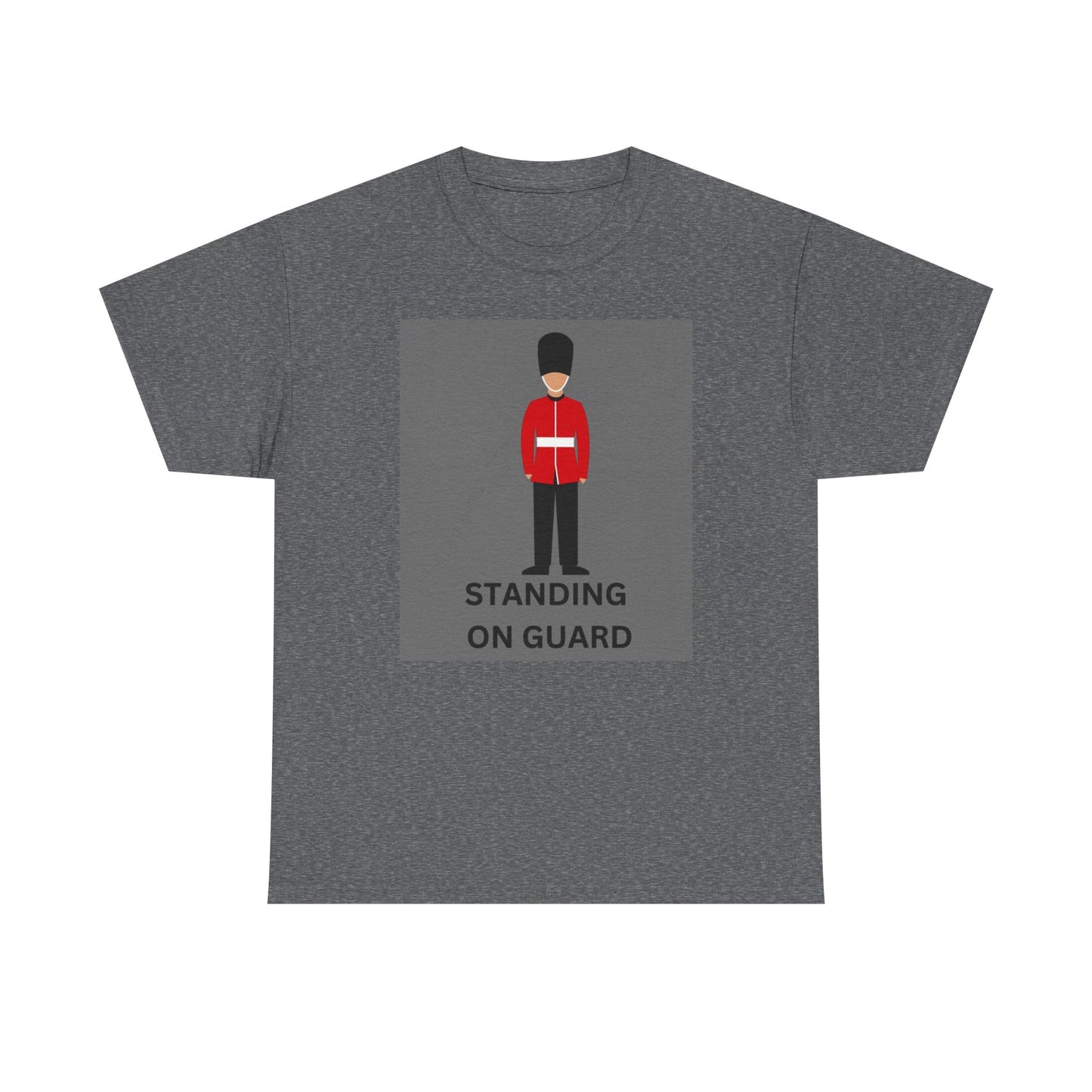 Standing On Guard Graphic Unisex Heavy Cotton Tee
