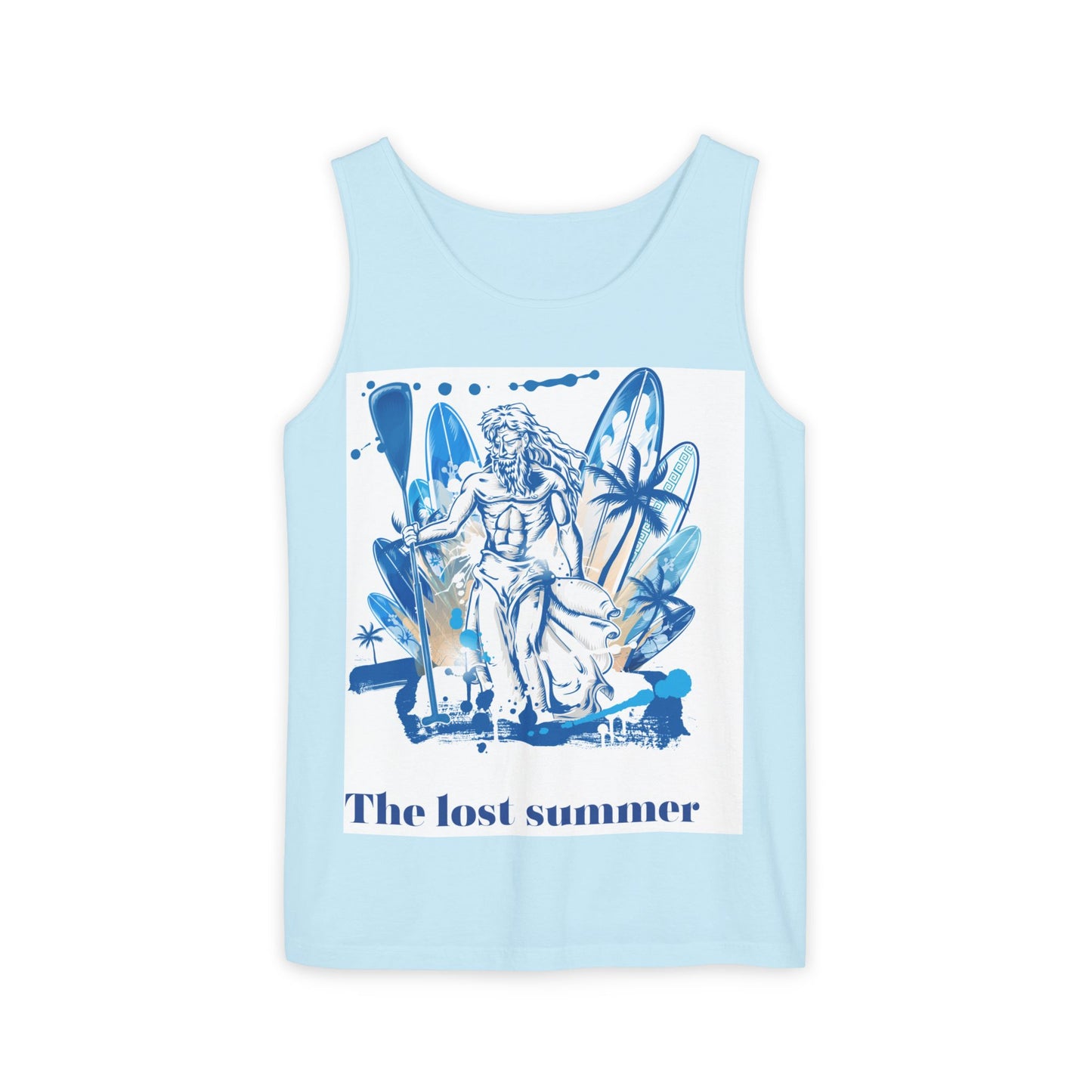 Lost Summer Unisex Tank Top, Beach Wear, Summer Vibes, Casual Top, Vacation Apparel, Gift for Friends