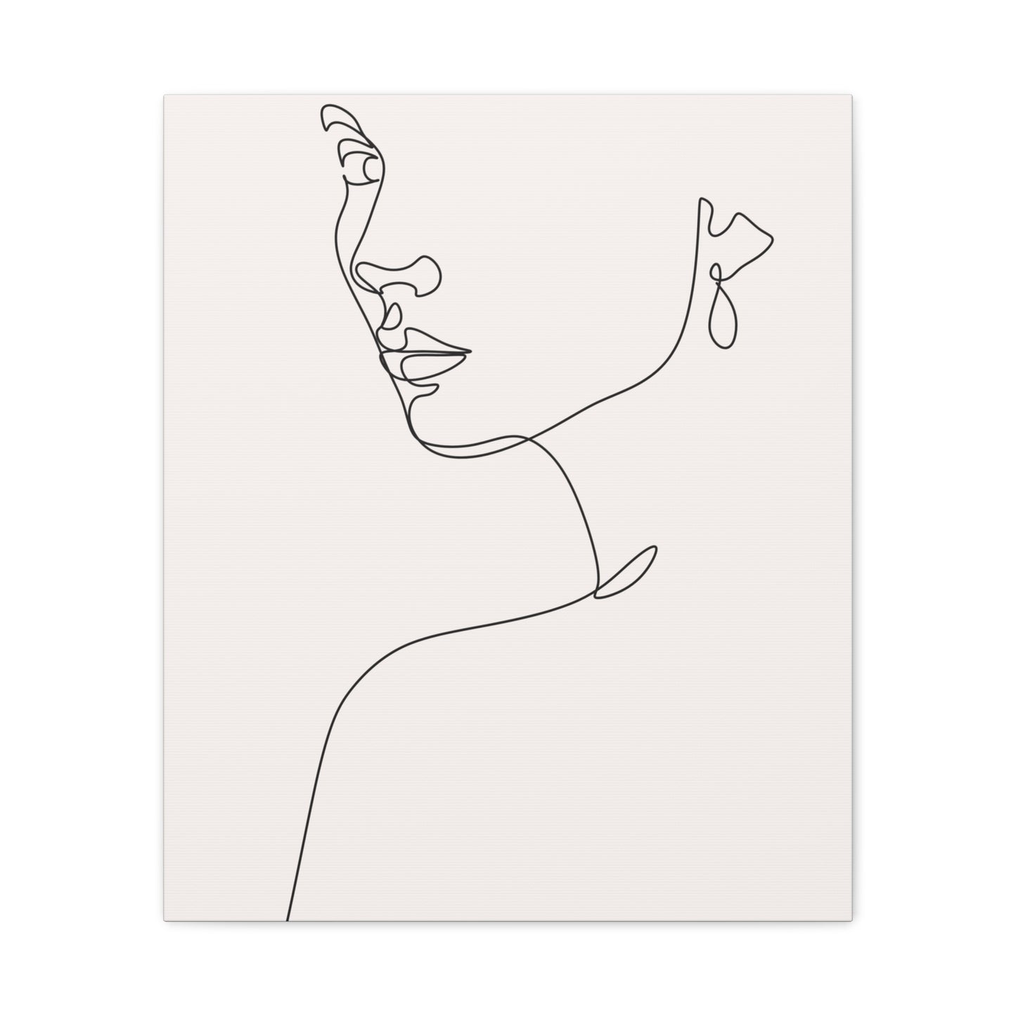 ‘Line Art’ Matte Canvas, Stretched, 1.25"