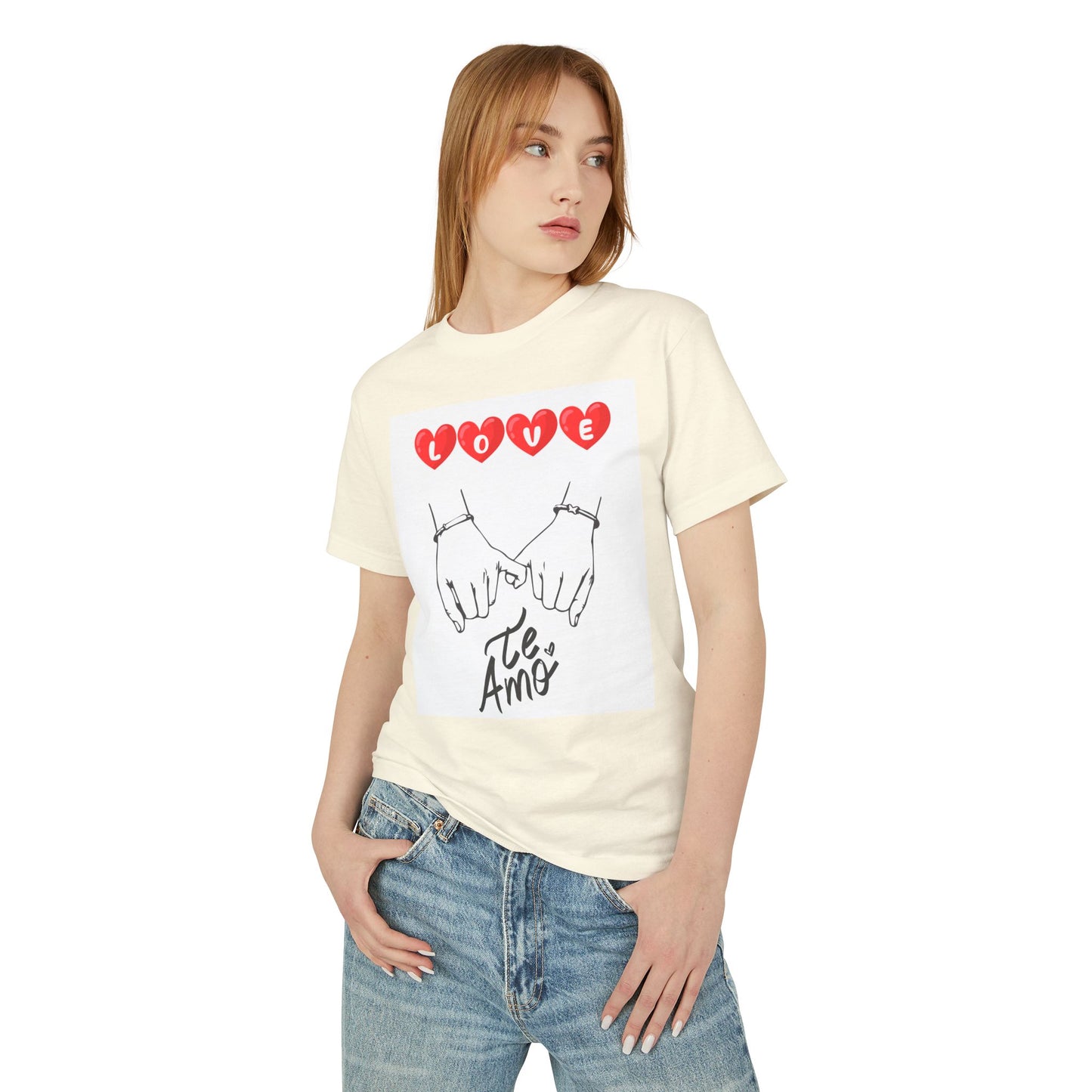 ‘His & Hers Valentines’ Unisex Garment-Dyed Heavyweight Cotton Tee