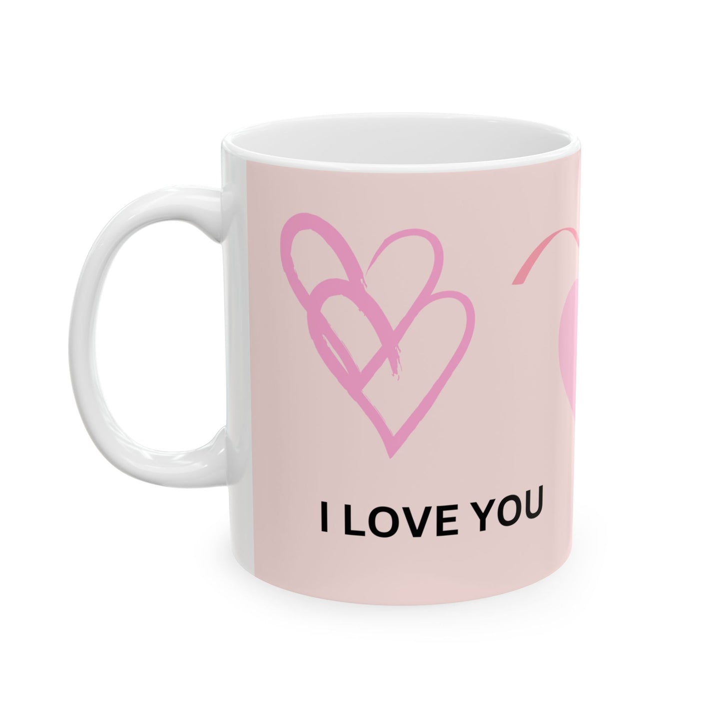 ‘I Love You’ Ceramic Mug, (11oz, 15oz)
