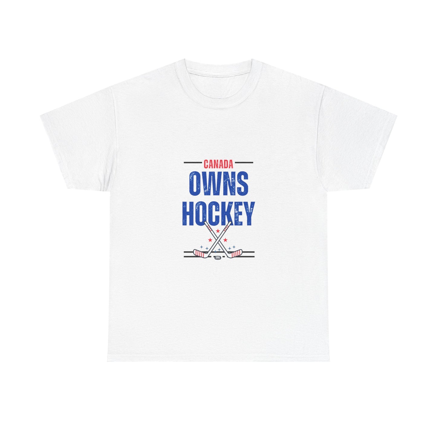 Canada Owns Hockey Unisex Heavy Cotton Tee