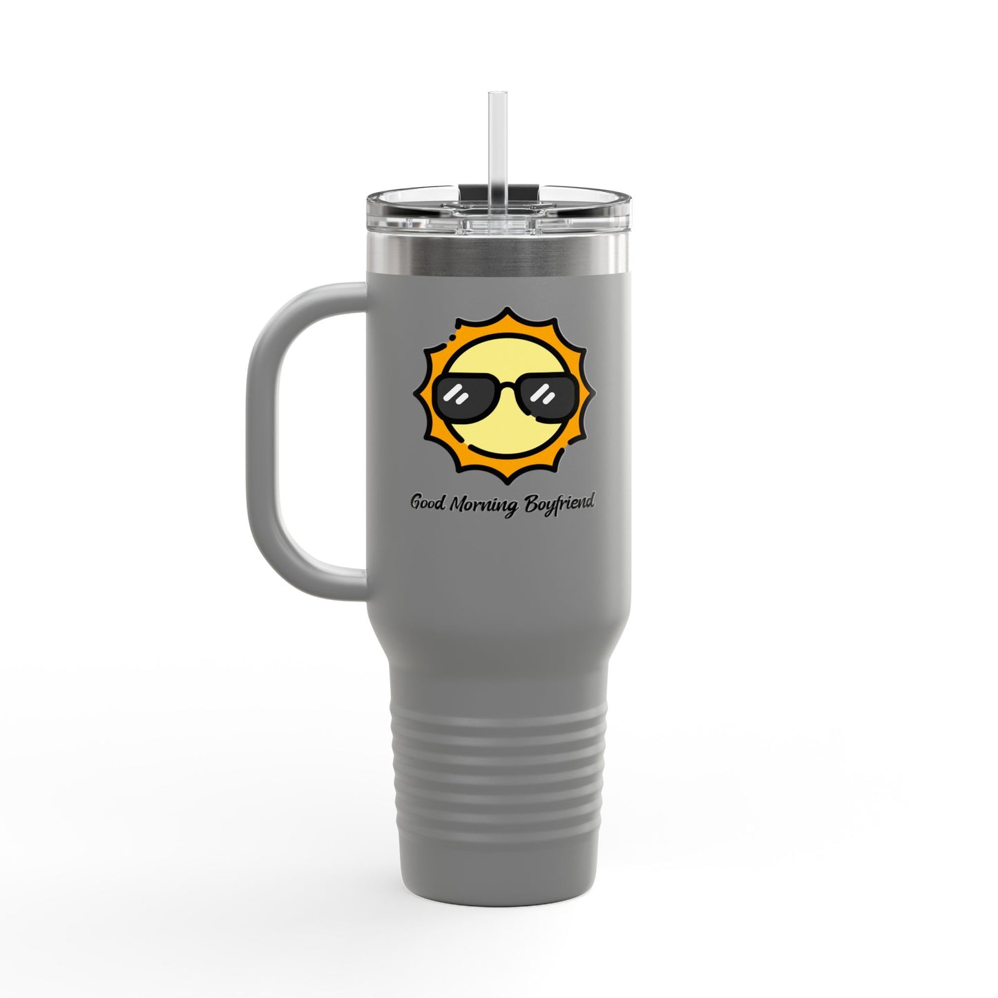 ‘Good Morning Boyfriend’ Insulated Travel Mug, 40oz