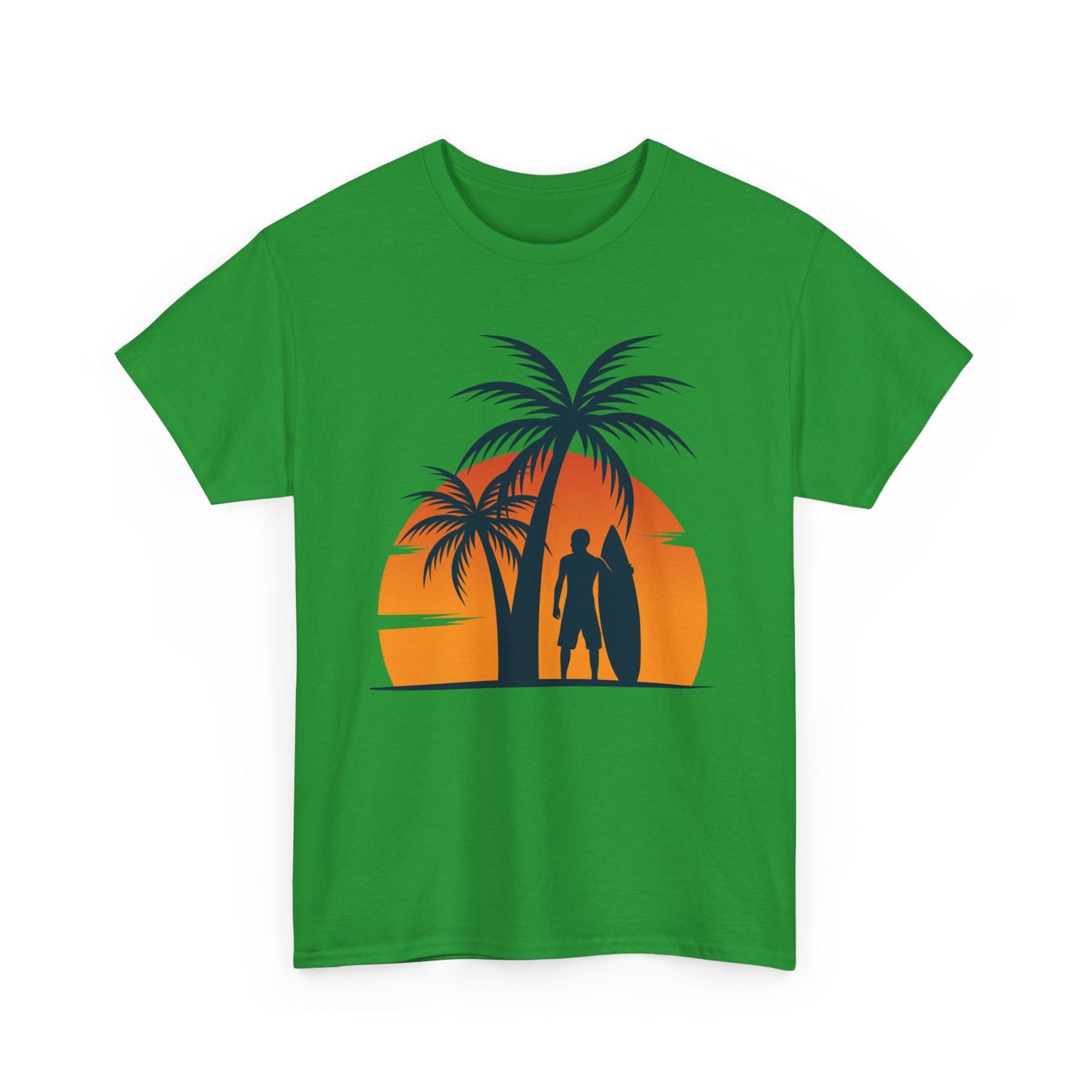 Tropical Sunset Tee, Relaxed Beach Vibes, Perfect for Summer Days, Gift for Beach Lovers, Vacation Essentials, Casual Wear