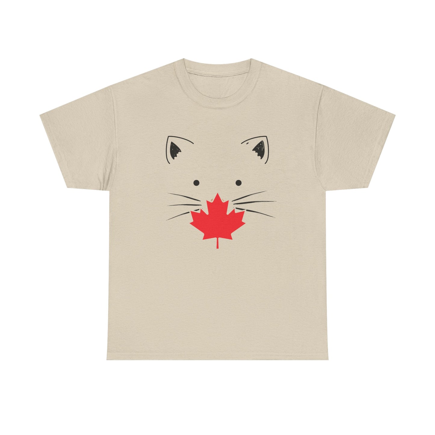 Cute Canadian Cat Unisex Heavy Cotton Tee