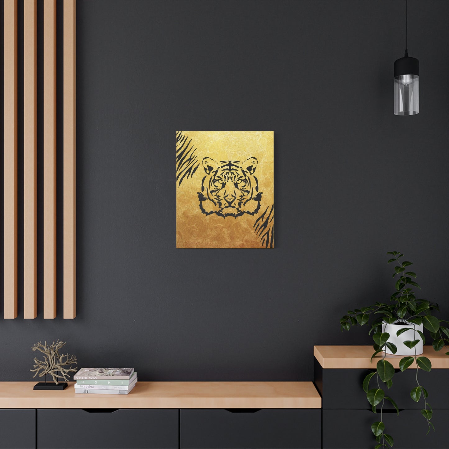 ‘TIGER’ Matte Canvas, Stretched, 1.25"