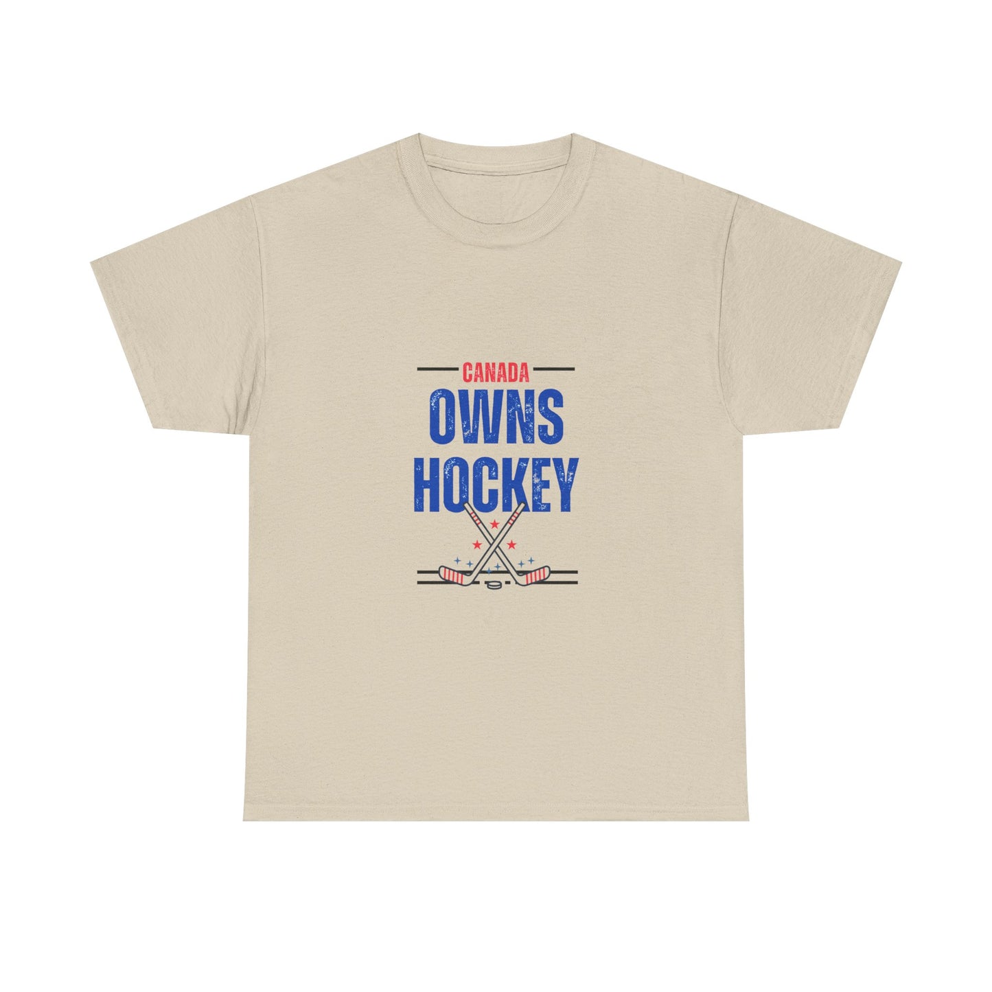 Canada Owns Hockey Unisex Heavy Cotton Tee