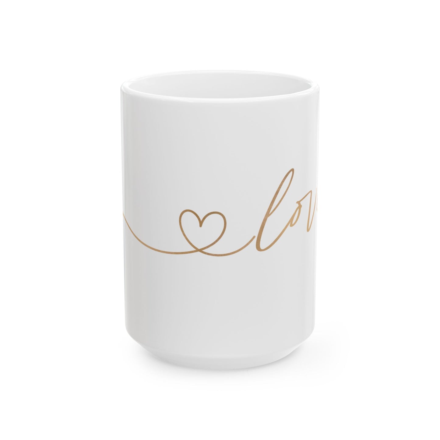 ‘Love’ Ceramic Mug, (11oz, 15oz)