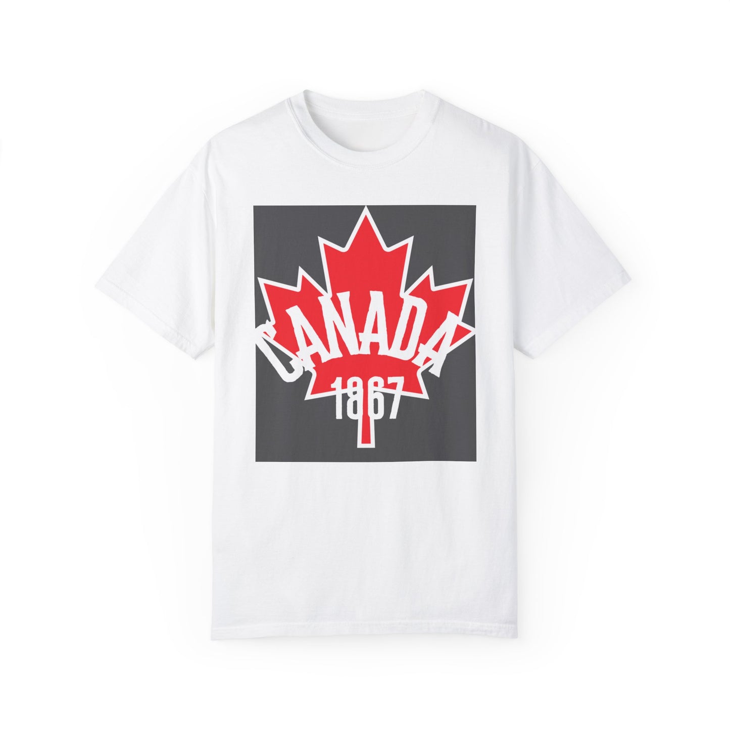 Canada 1867 Unisex Garment-Dyed T-Shirt - Perfect for Canada Day & Casual Wear
