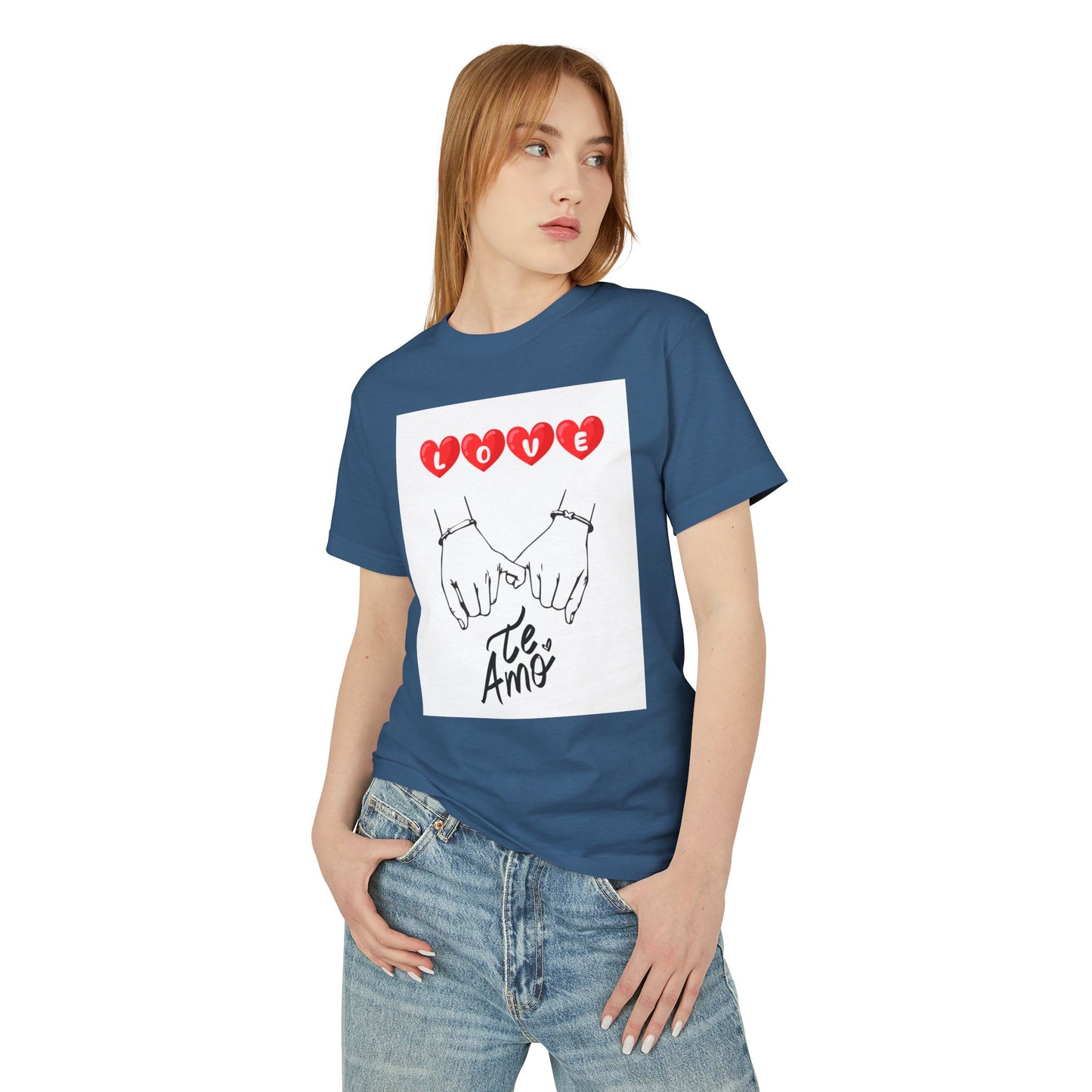 ‘His & Hers Valentines T-shirt’s’ Unisex Garment-Dyed Heavyweight Cotton Tee