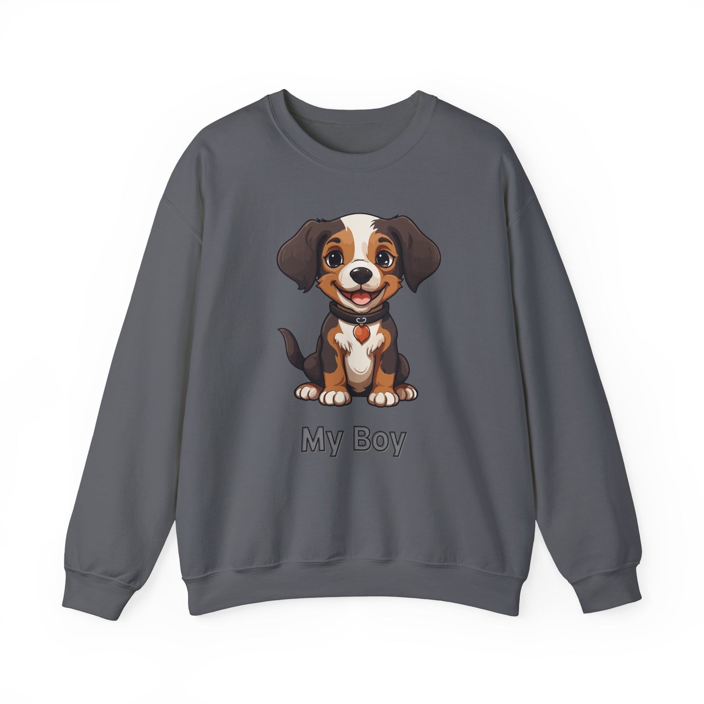 ‘My Boy’ Personaliaed Unisex Heavy Blend™ Crewneck Sweatshirt. Replace My Boy with your dog’s name