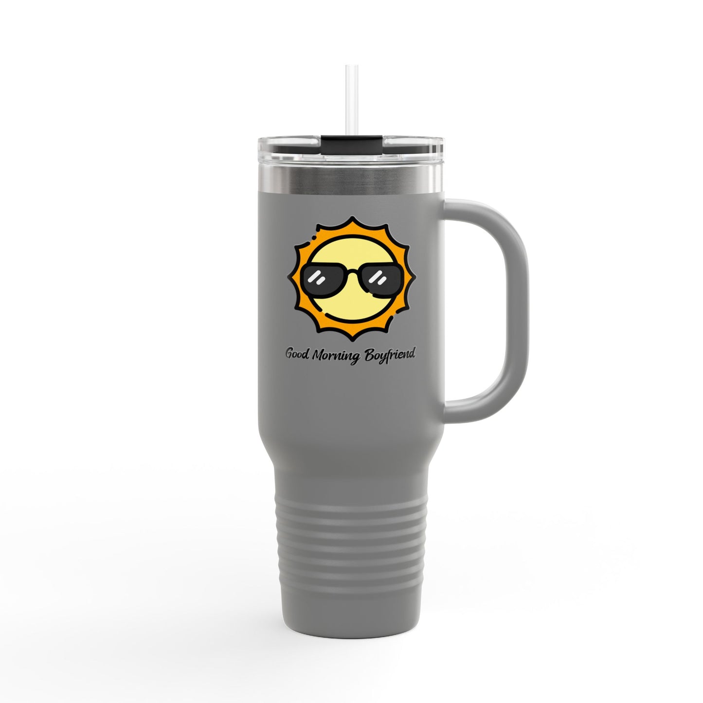 ‘Good Morning Boyfriend’ Insulated Travel Mug, 40oz