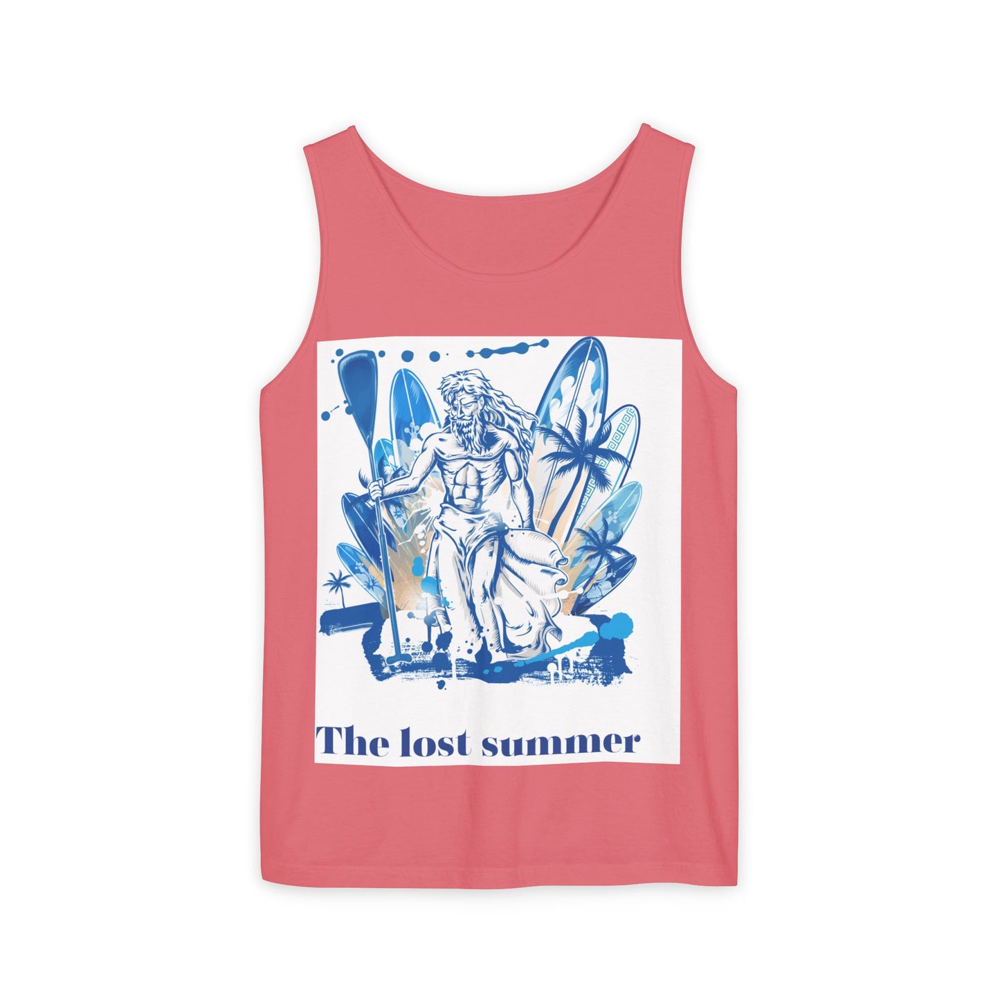 Lost Summer Unisex Tank Top, Beach Wear, Summer Vibes, Casual Top, Vacation Apparel, Gift for Friends