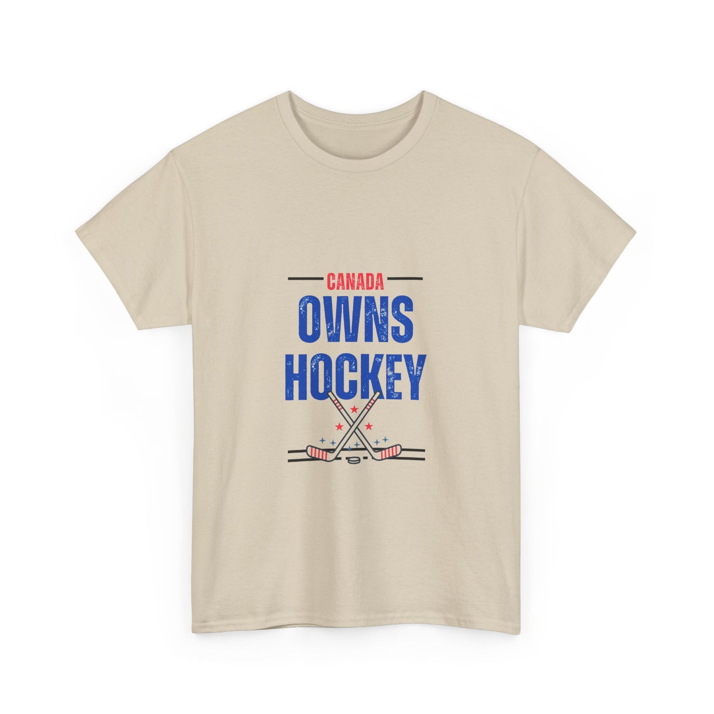 Canada Owns Hockey Unisex Heavy Cotton Tee