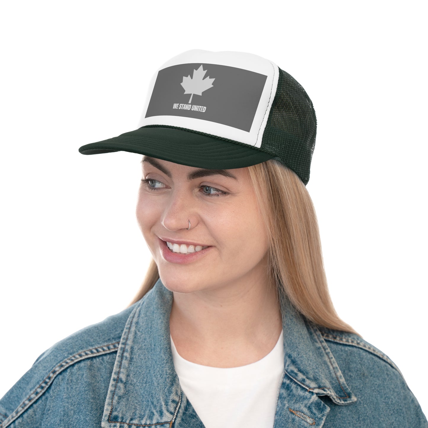 We Stand United Canada Trucker Cap - Stylish & Supportive Headwear