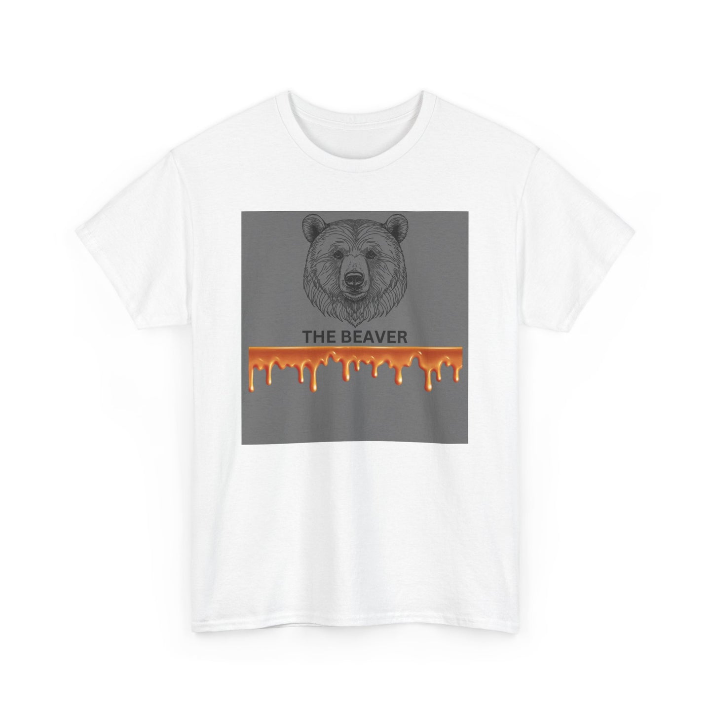 The Beaver Heavy Cotton Tee - Nature-Inspired Graphic T-Shirt
