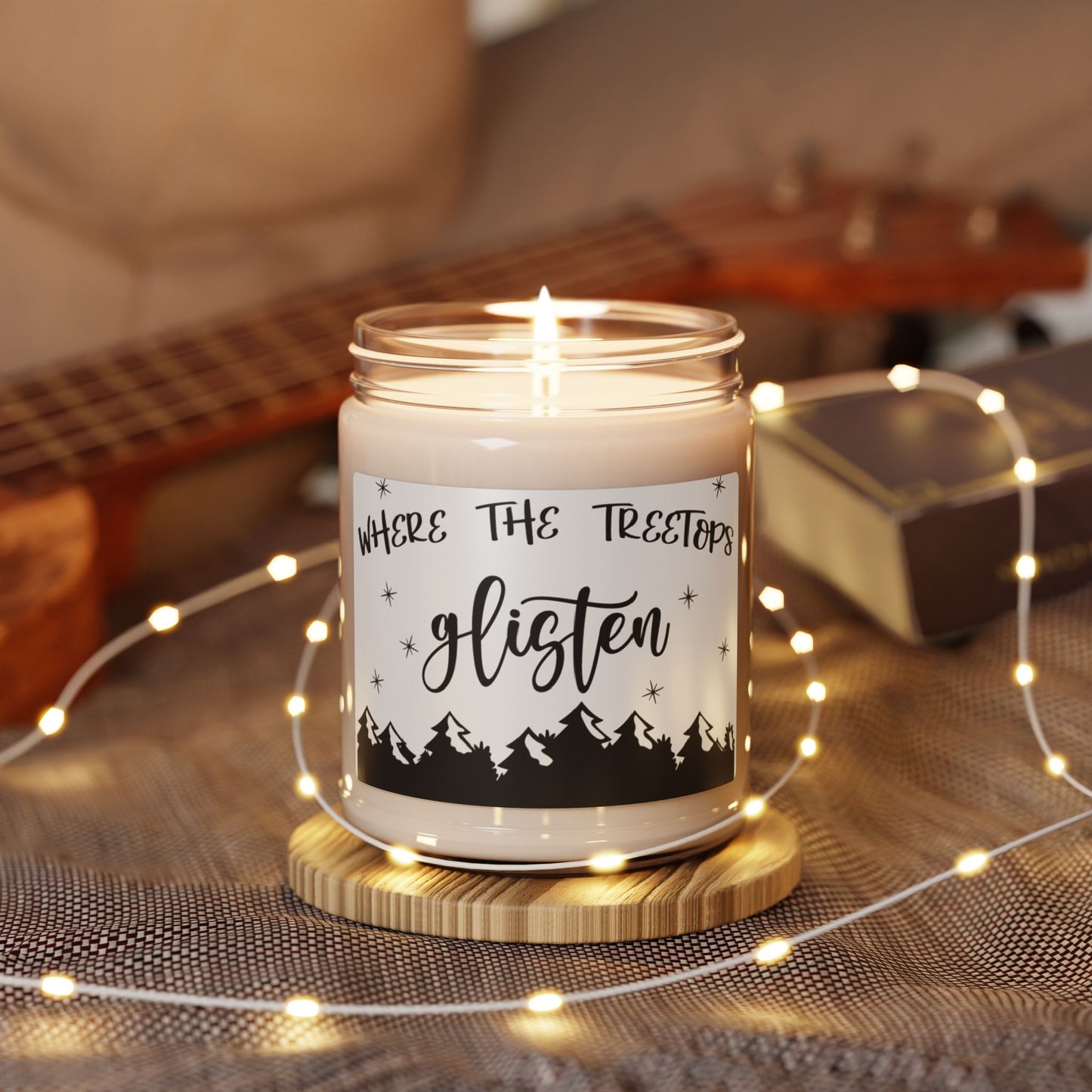 Where the treetops glisten Scented Soy Candle, 9oz