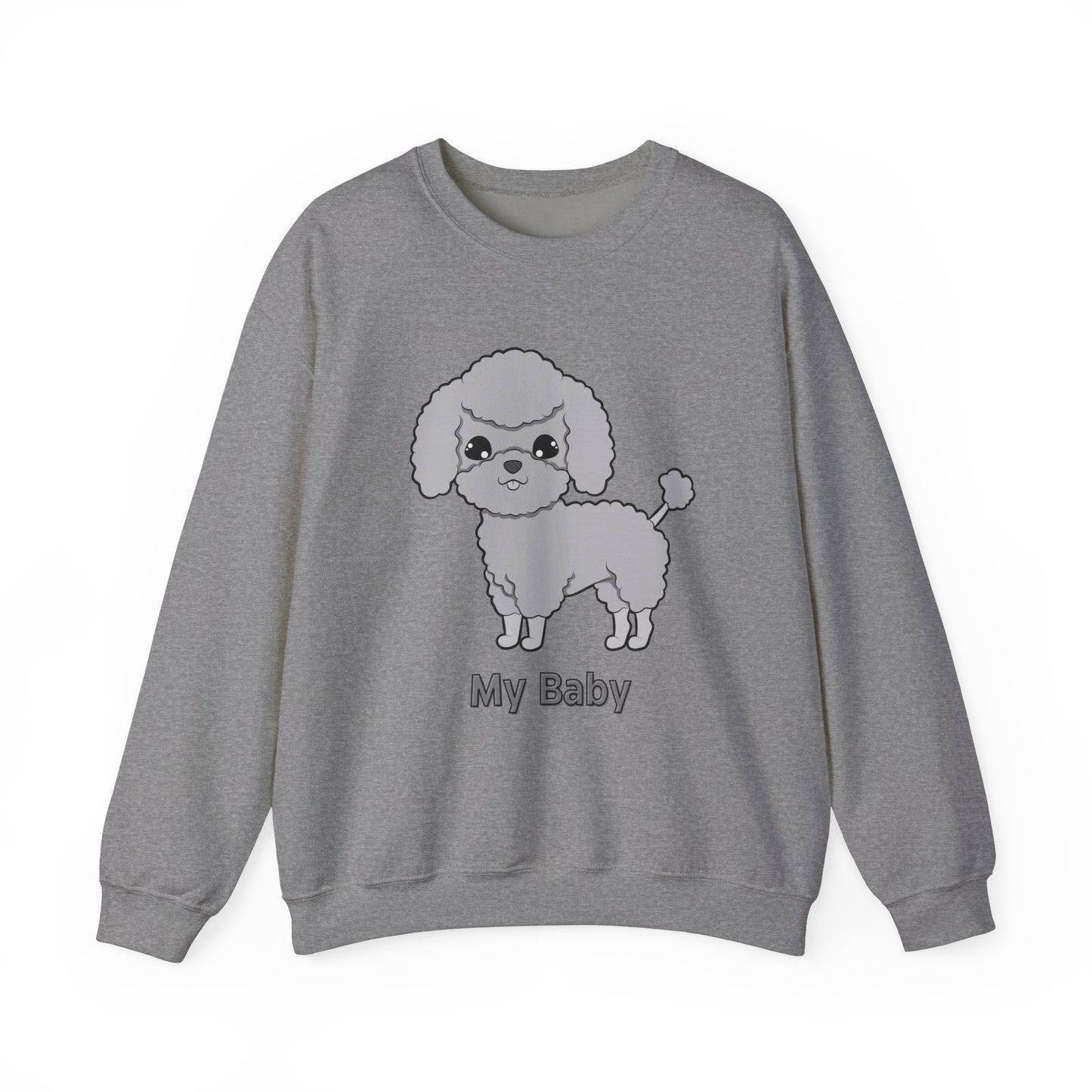‘My Baby’ Personalized Unisex Heavy Blend™ Crewneck Sweatshirt. Replace My Baby with your dog’s name