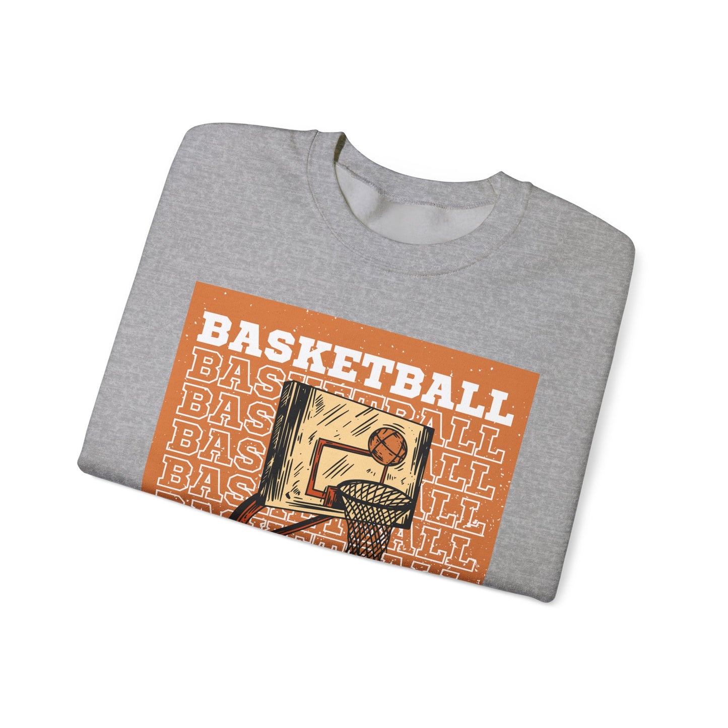 ‘Basketball’ Unisex Heavy Blend™ Crewneck Sweatshirt