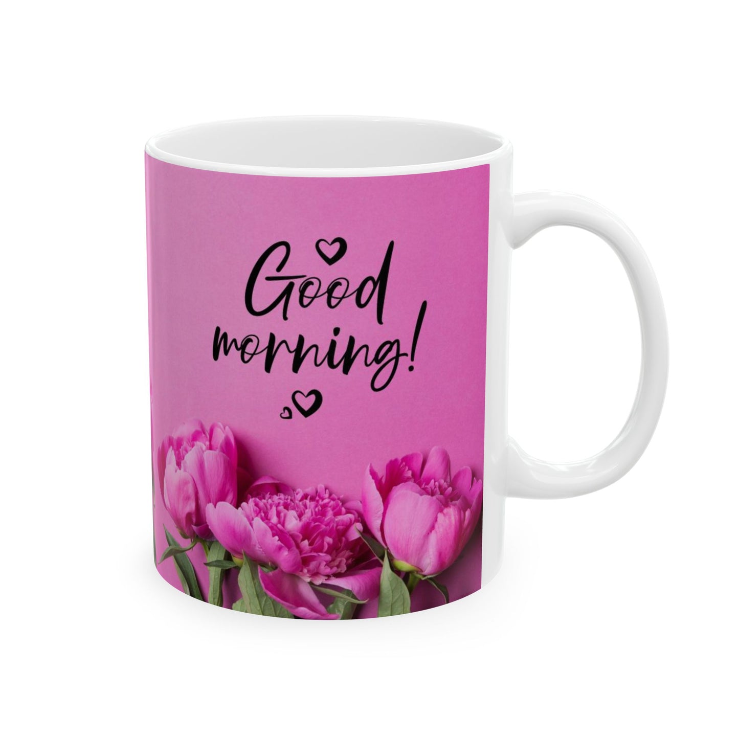 ‘Good Morning’ Ceramic Mug, (11oz, 15oz)