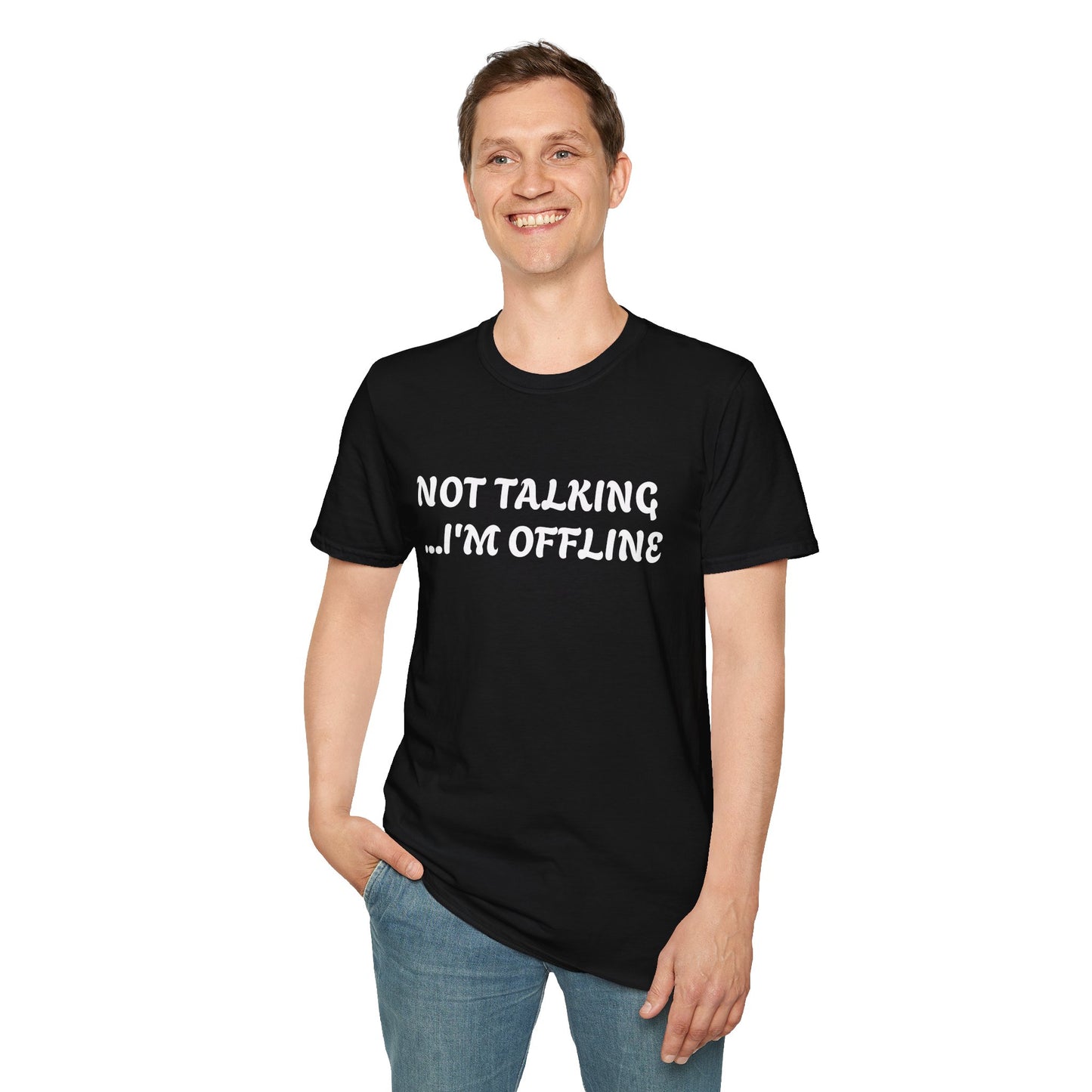 ‘I’M Offline’ Unisex Softstyle Tee