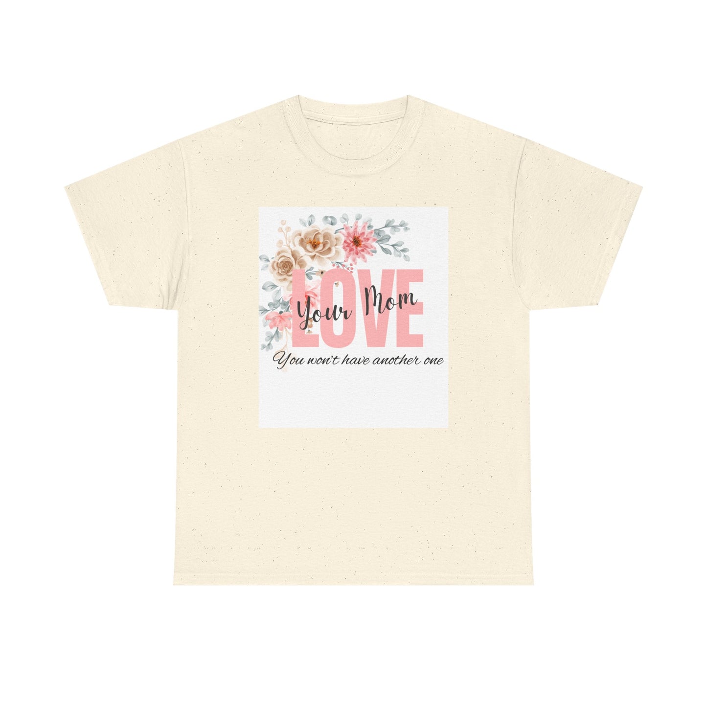 Love You Mom Unisex Heavy Cotton Tee - Perfect Gift for Mother's Day