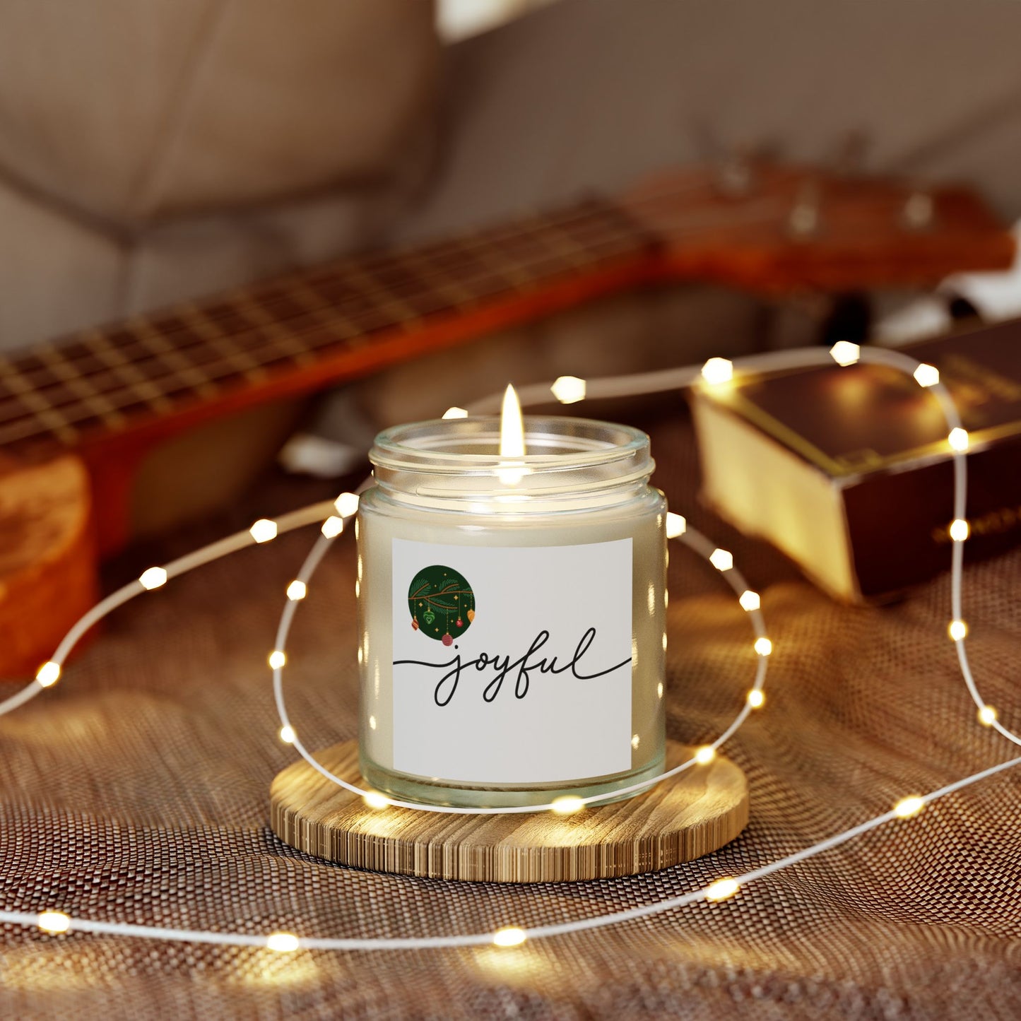 Candles - Joyful Coconut Apricot Scented Candle