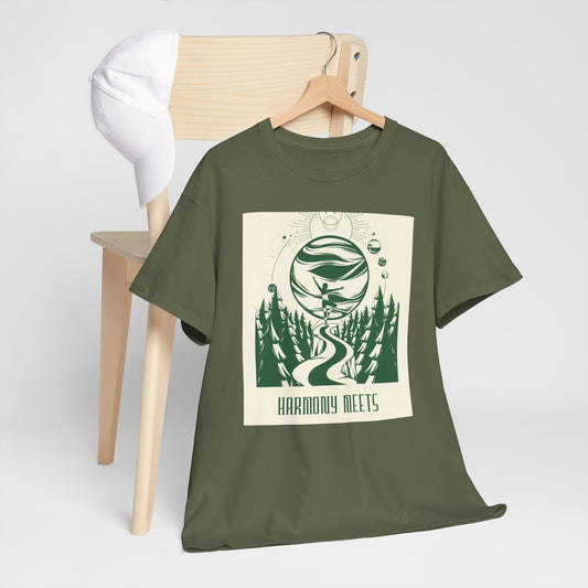 Nature-Inspired Harmony Tee | Unisex Heavy Cotton T-Shirt for Outdoor Lovers, Gifts for Friends, Eco-Conscious Apparel, Camping Gear, [...]