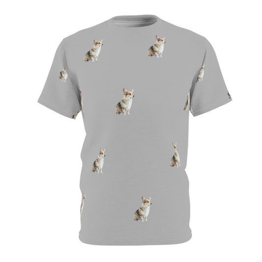 ‘Puppies”Unisex Cut & Sew Tshirt (AOP)
