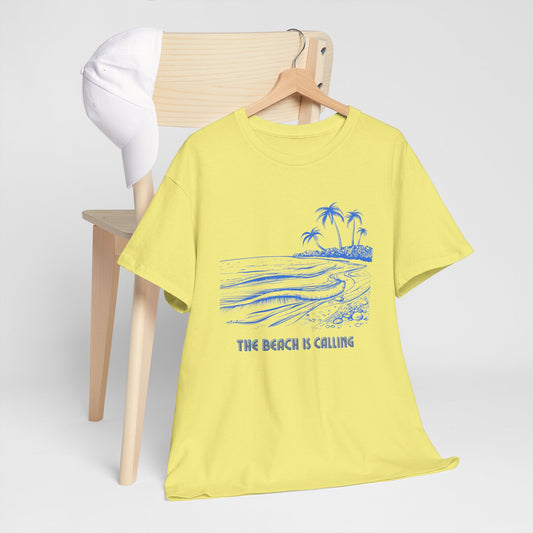 Beach Vibes Unisex Tee - Perfect for Summer, Vacation, Gift, Ocean Lovers, The Beach is Calling