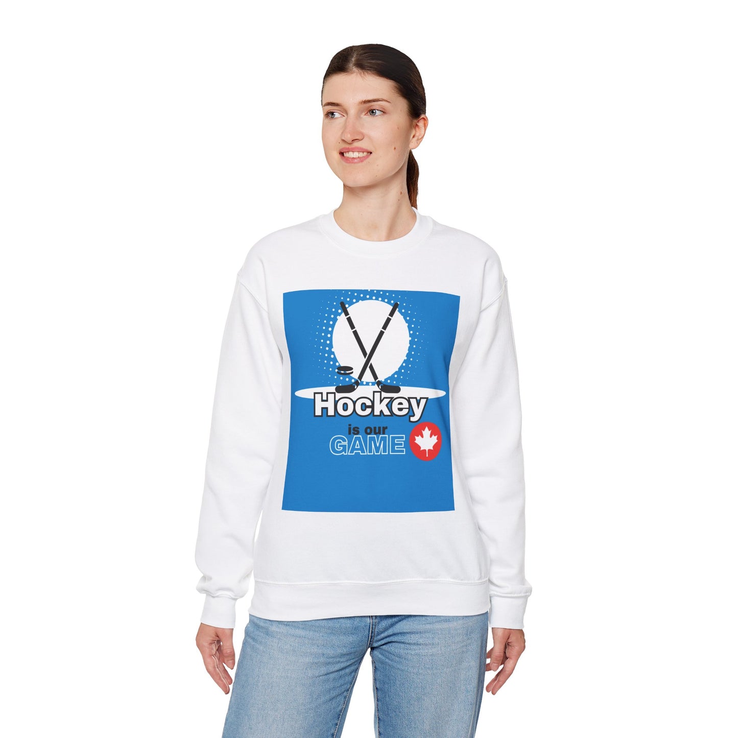 Hockey Is Our Game Unisex Crewneck Sweatshirt