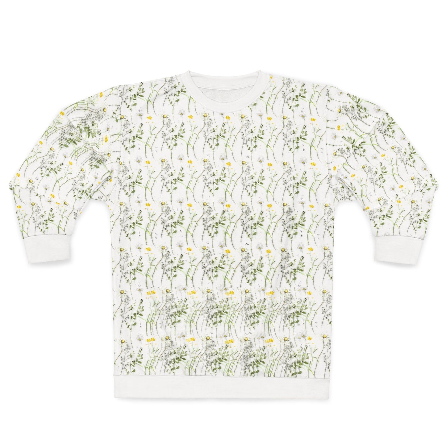 ‘Yellow Wildflowers’ Unisex Sweatshirt (AOP)