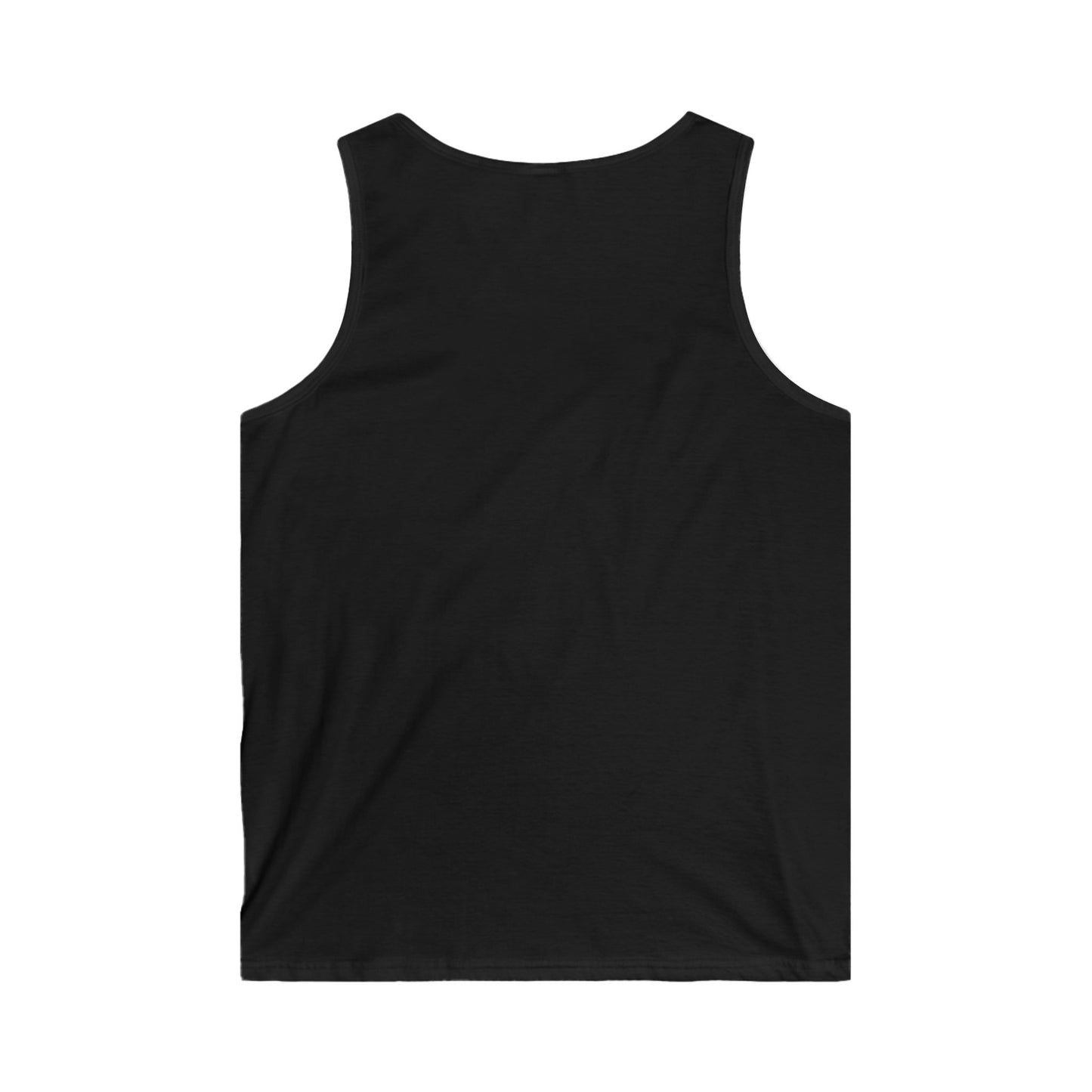 Night Camp Outdoor Men's Softstyle Tank Top, Camping Apparel, Summer Wear, Adventure Gear, Nature Lover Gift