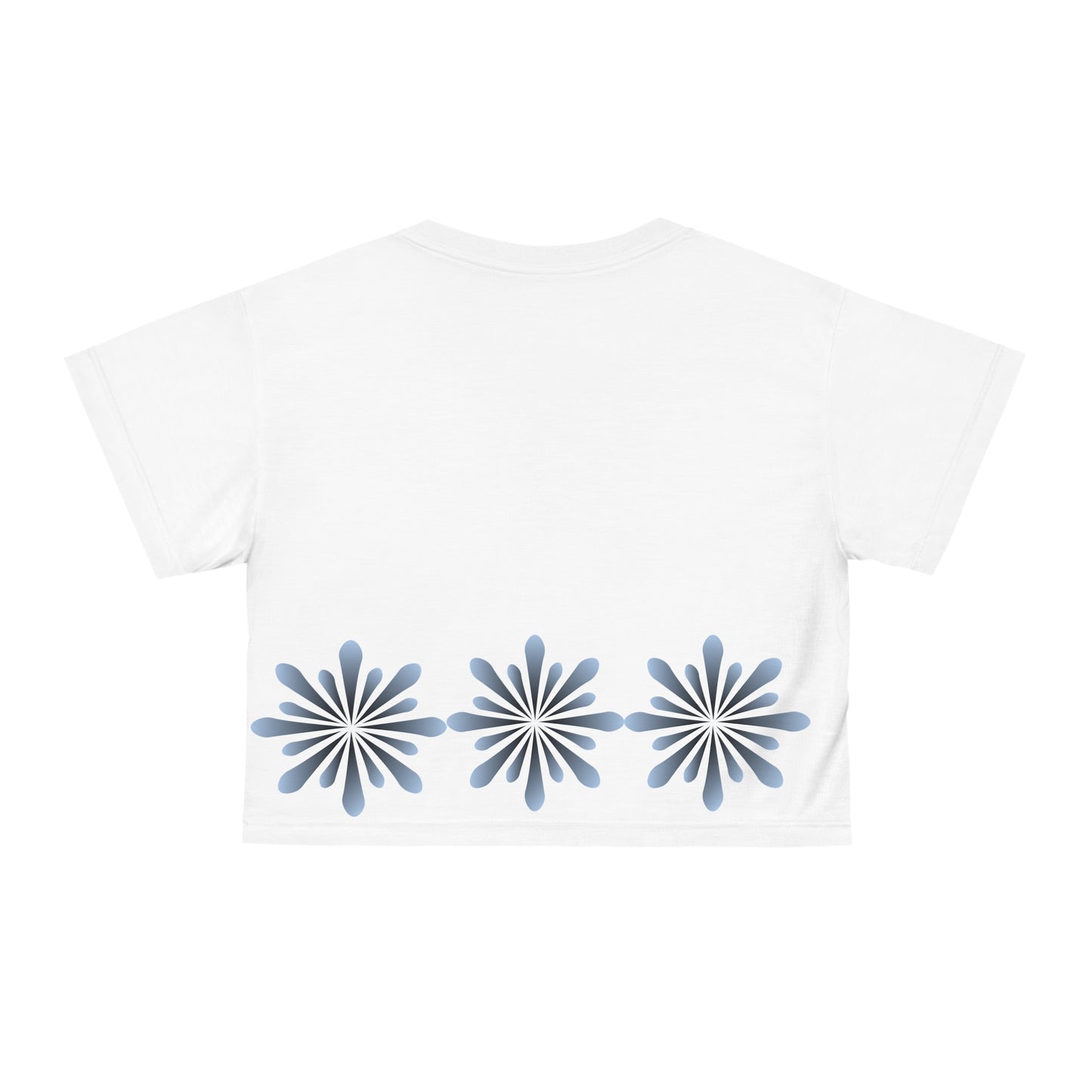 ‘Flower burst’ Crop Tee (AOP) 100% Poly