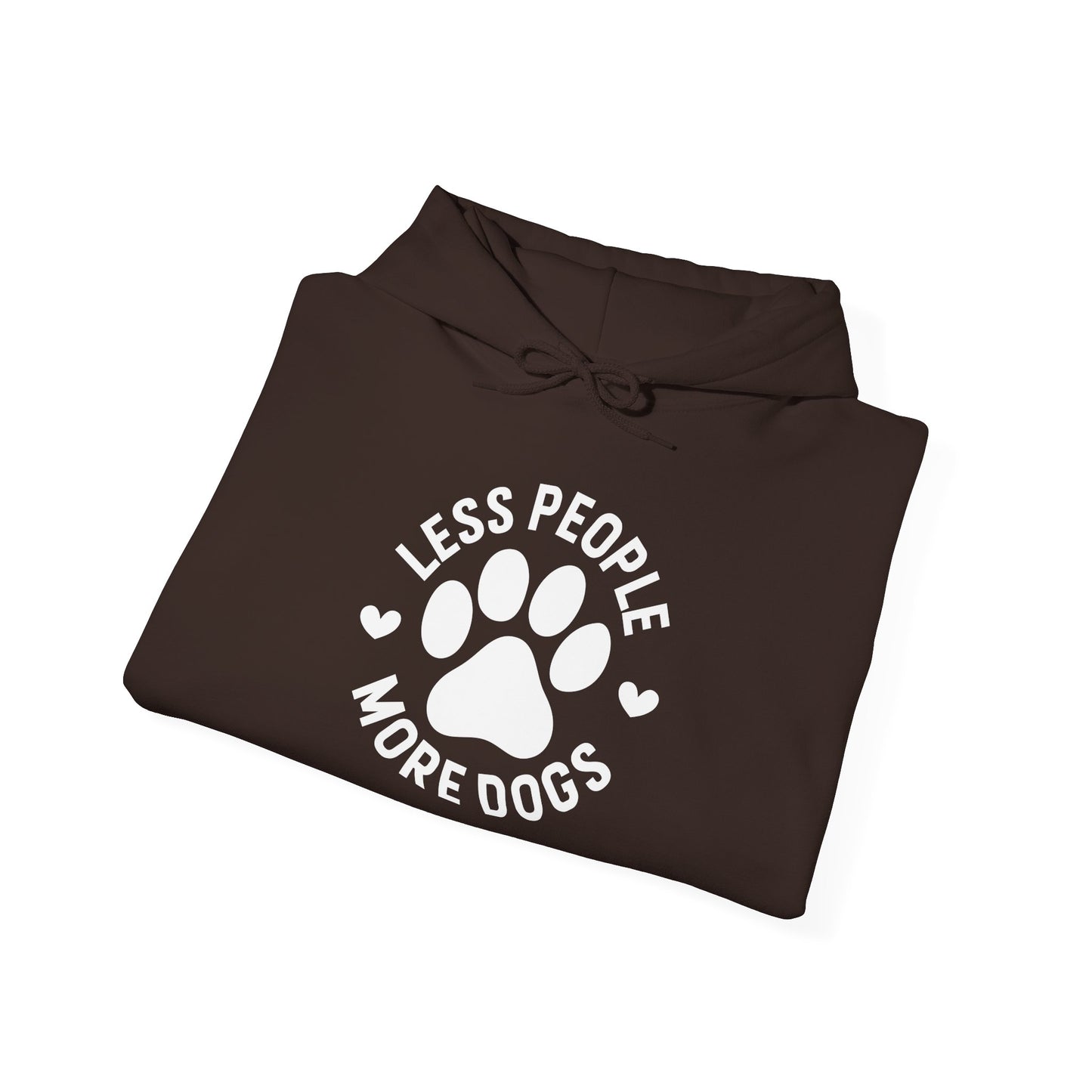 Less people more dogs’ Heavy Blend™ Hooded Sweatshirt