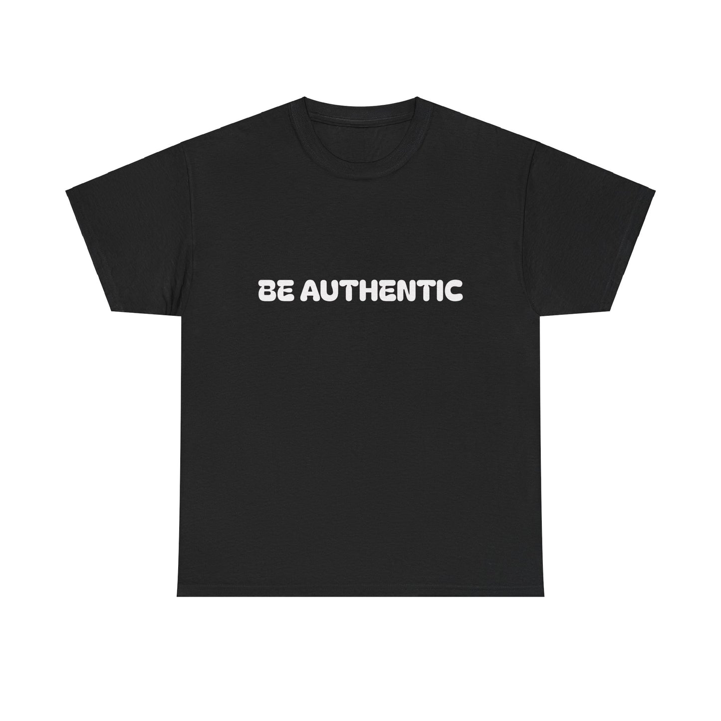 ‘Be Authentic’ Unisex Heavy Cotton Tee