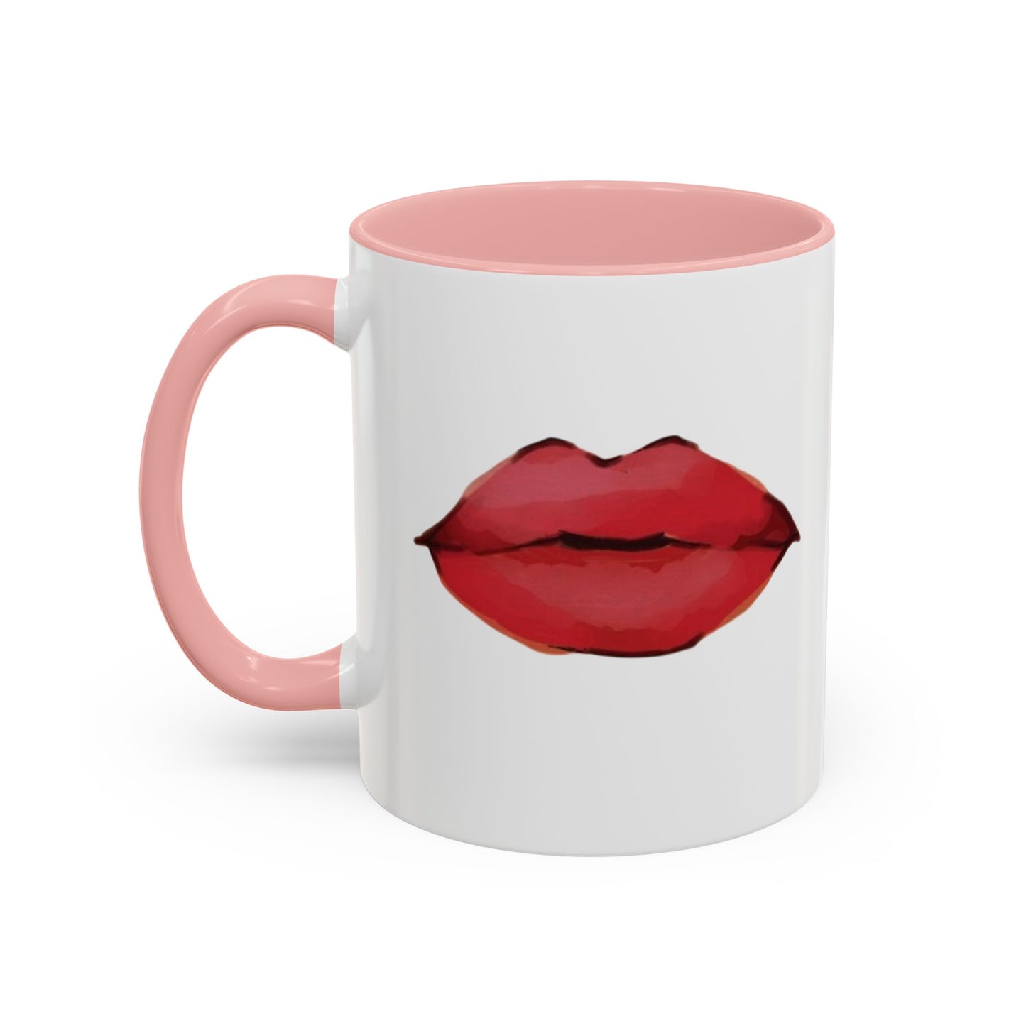 ‘Red Lips’ Accent Coffee Mug (11, 15oz)