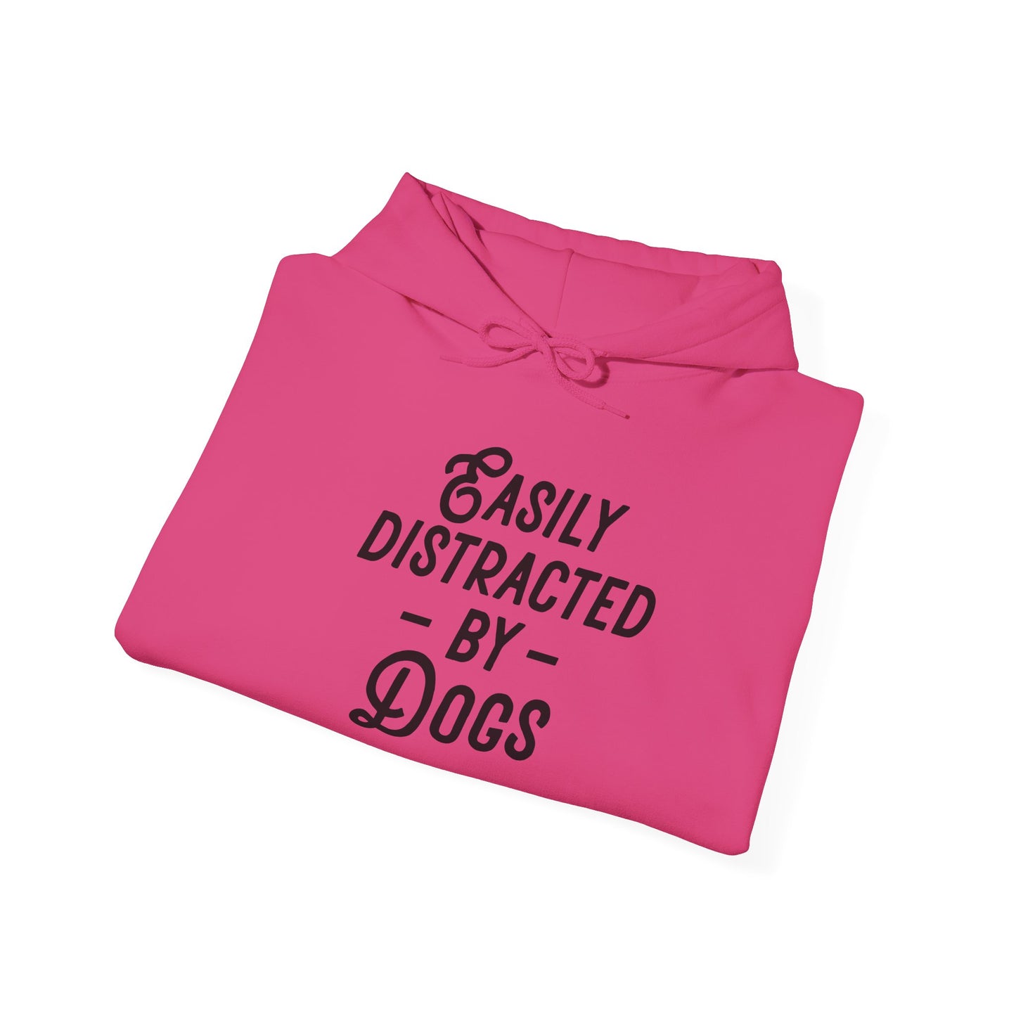 'Easily Distracted by Dogs' Unisex Heavy Blend™ Hooded Sweatshirt