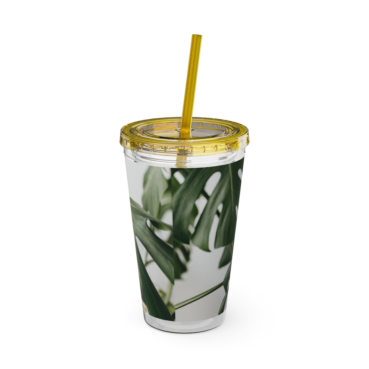 Sunsplash Tumbler with Straw, 16oz | Tropical Drinkware, Eco-Friendly Travel Cup, Summer Party Tumbler, Plant Lover Gift, Reusable [...]