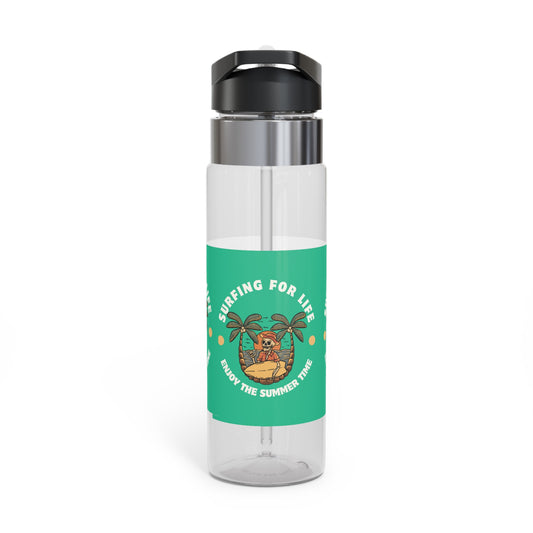 Eco-Friendly Sport Bottle, Summer Vibe Water Bottle, Perfect for Active Lifestyle, Surfing Enthusiasts, Gift for Beach Lovers